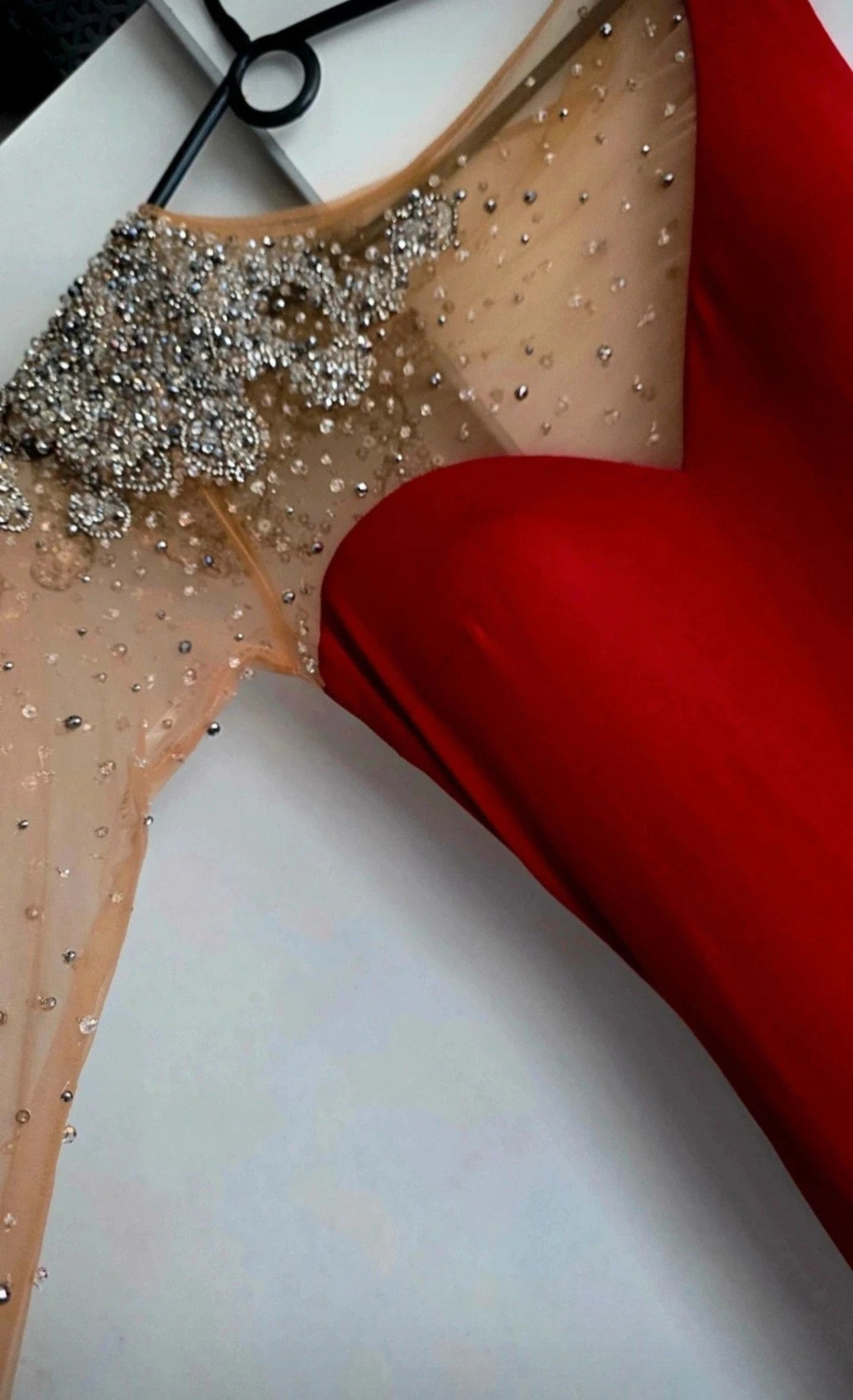 Other Tarik Ediz - Luxurious long red ball gown with crystals Size S / US 4 / IT 40 - 7 Thumbnail