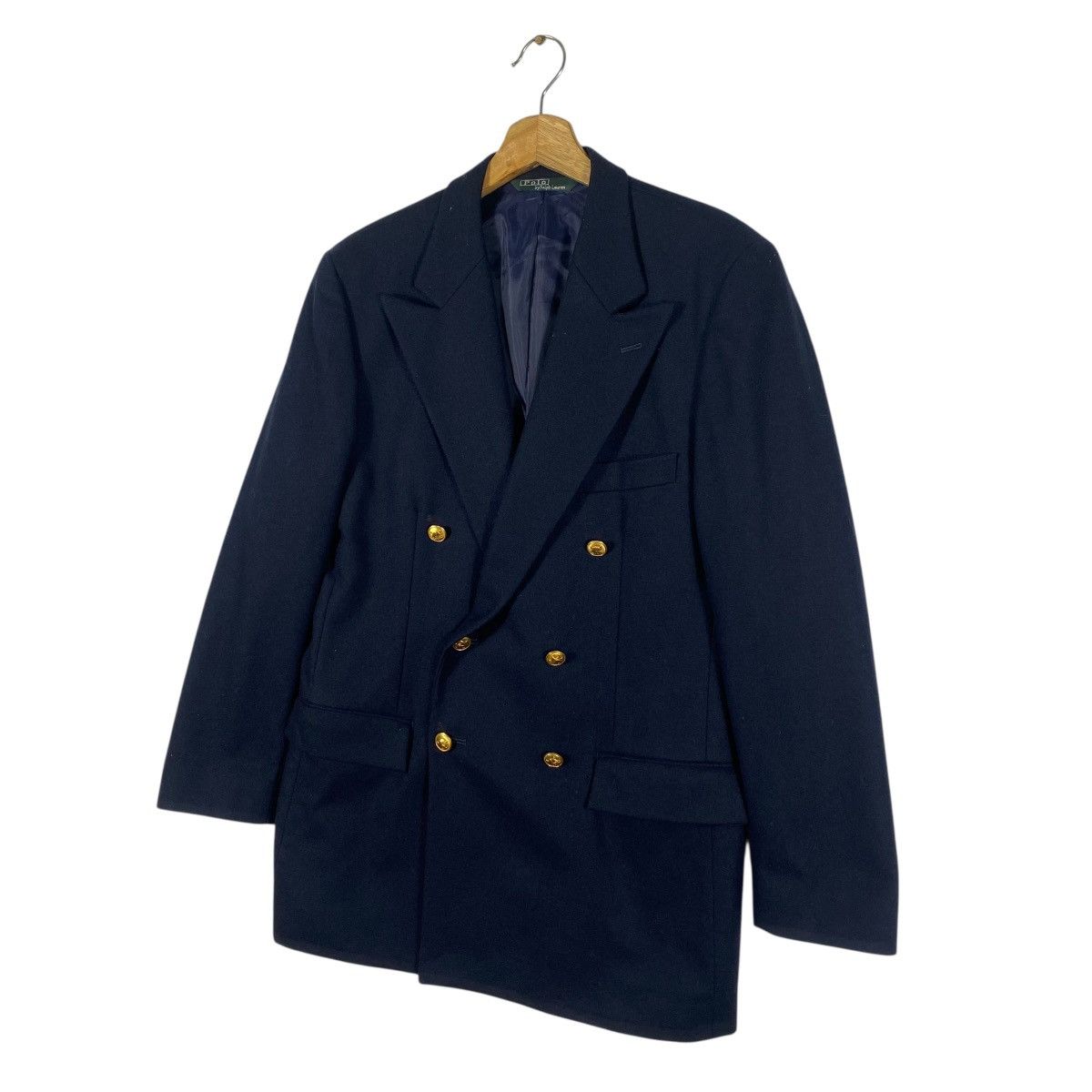 Polo Ralph Lauren Vintage Polo Ralph Lauren Double Breasted Blazer Size 170 Size 40R - 2 Thumbnail