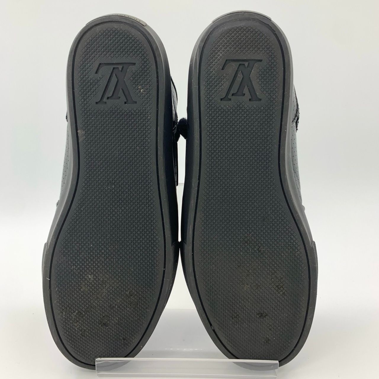 Louis Vuitton Louis Vuitton Logo Black Lace-Up High-Top Skateboarding Sho Size US 12 / IT 42 - 6 Thumbnail