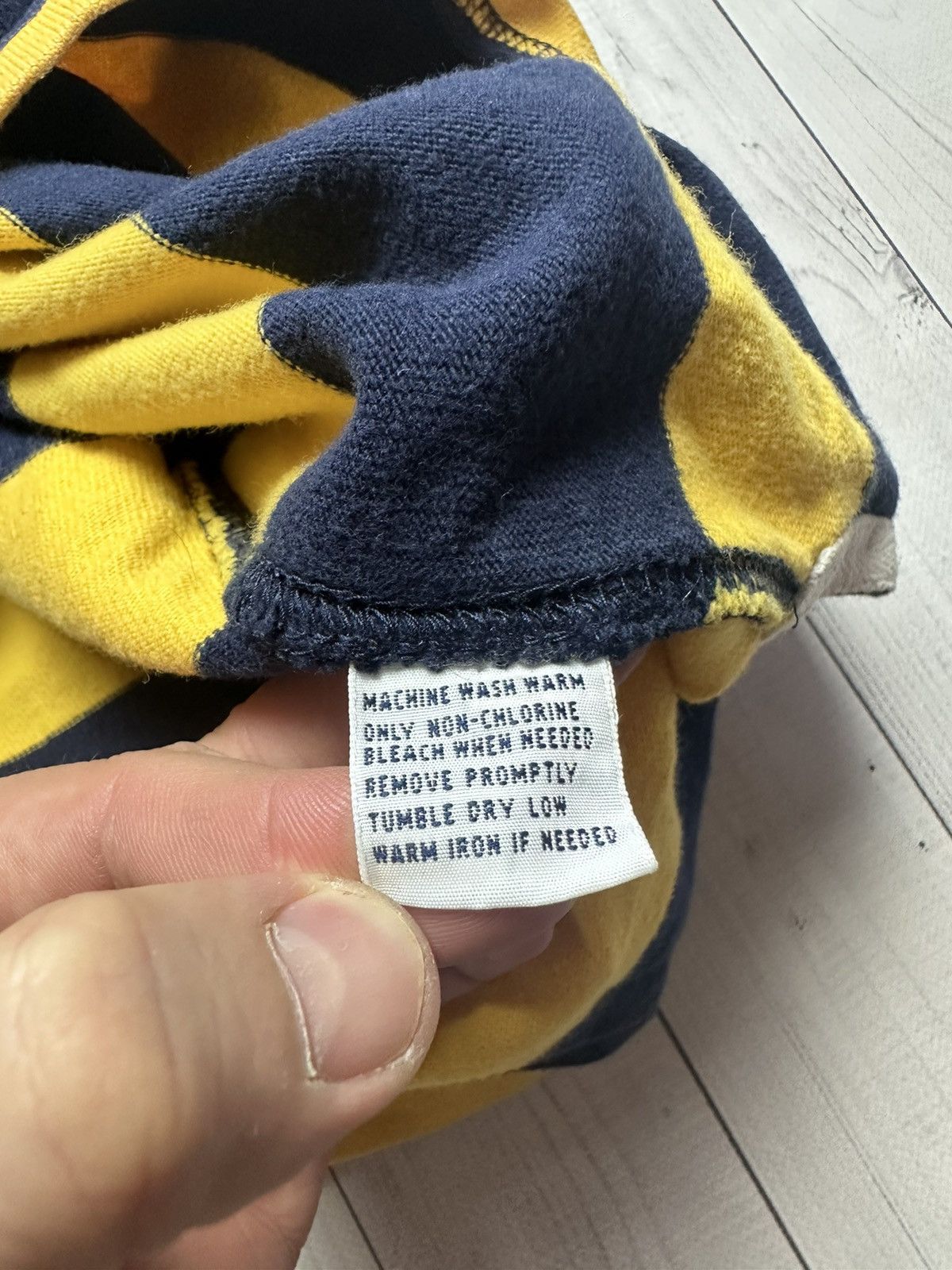 Vintage Vintage polo Ralph Lauren rugby jersey striped bee Size XL Size US XL / EU 56 / 4 - 9 Thumbnail