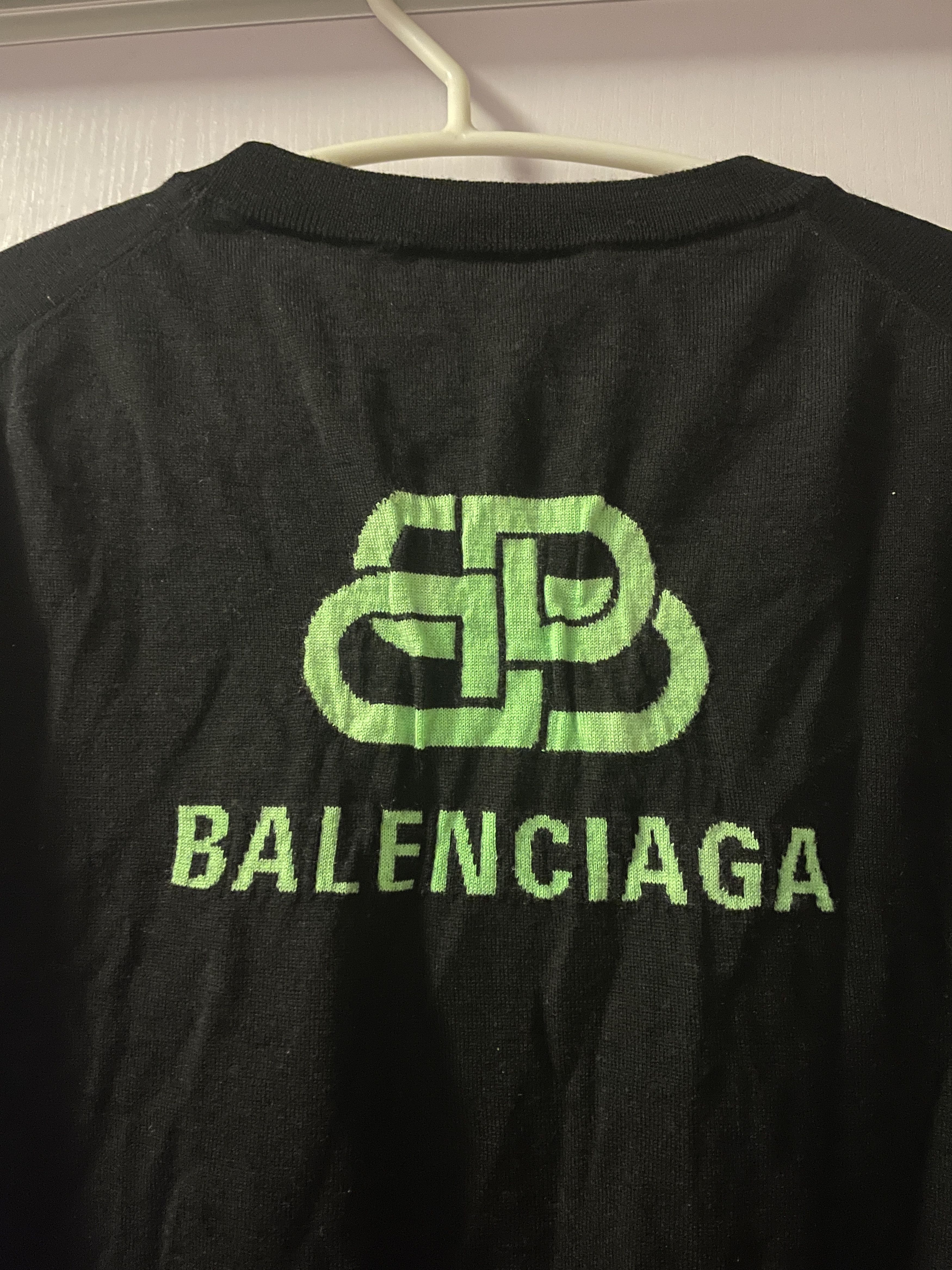 Balenciaga Balenciaga wool sweater knitwear sweatshirt size L unisex Size US L / EU 52-54 / 3 - 5 Thumbnail