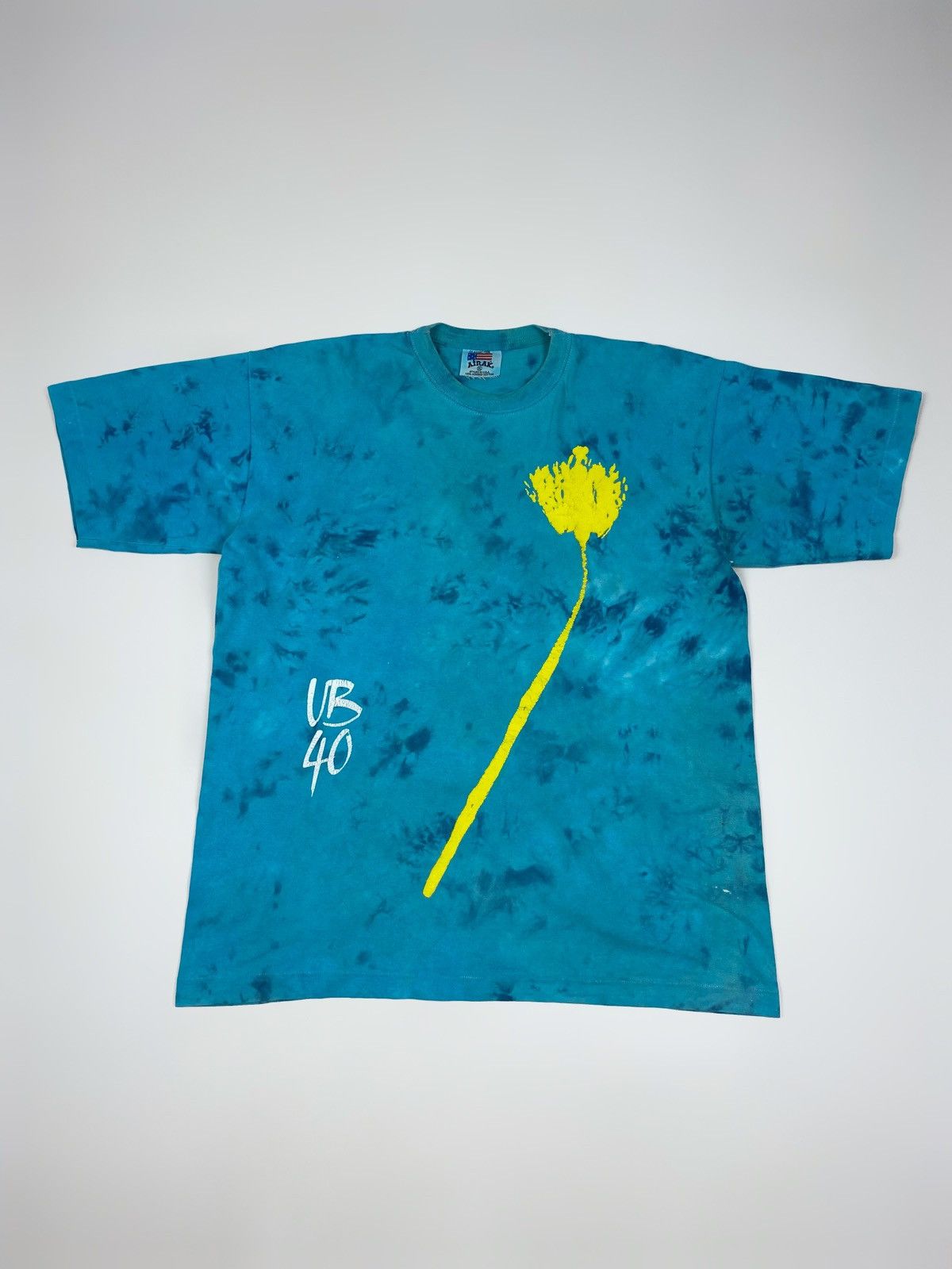 Band Tees 1990’s Vintage UB40 Promises And Lies World Tour Tie-Dye Tee Size US XL / EU 56 / 4 - 1 Thumbnail