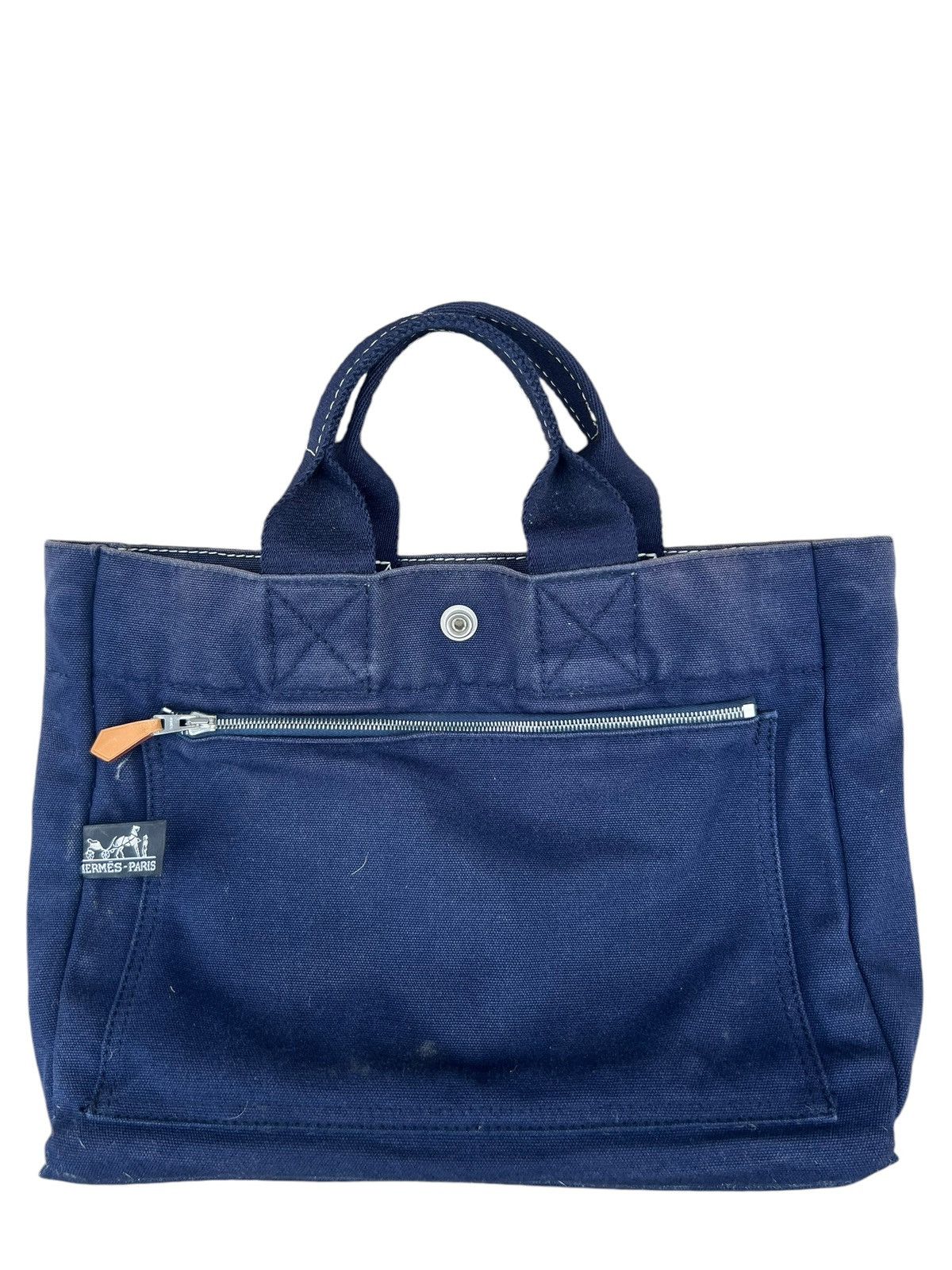 Hermes Vintage Hermes Fourre Tout Faded Blue Mini Tote Bag Size ONE SIZE - 22 Thumbnail