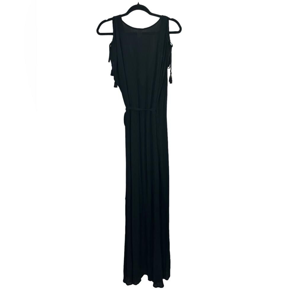 Designer l*space l Black Wrap Maxi Dress Medium Size M / US 6-8 / IT 42-44 - 4 Thumbnail