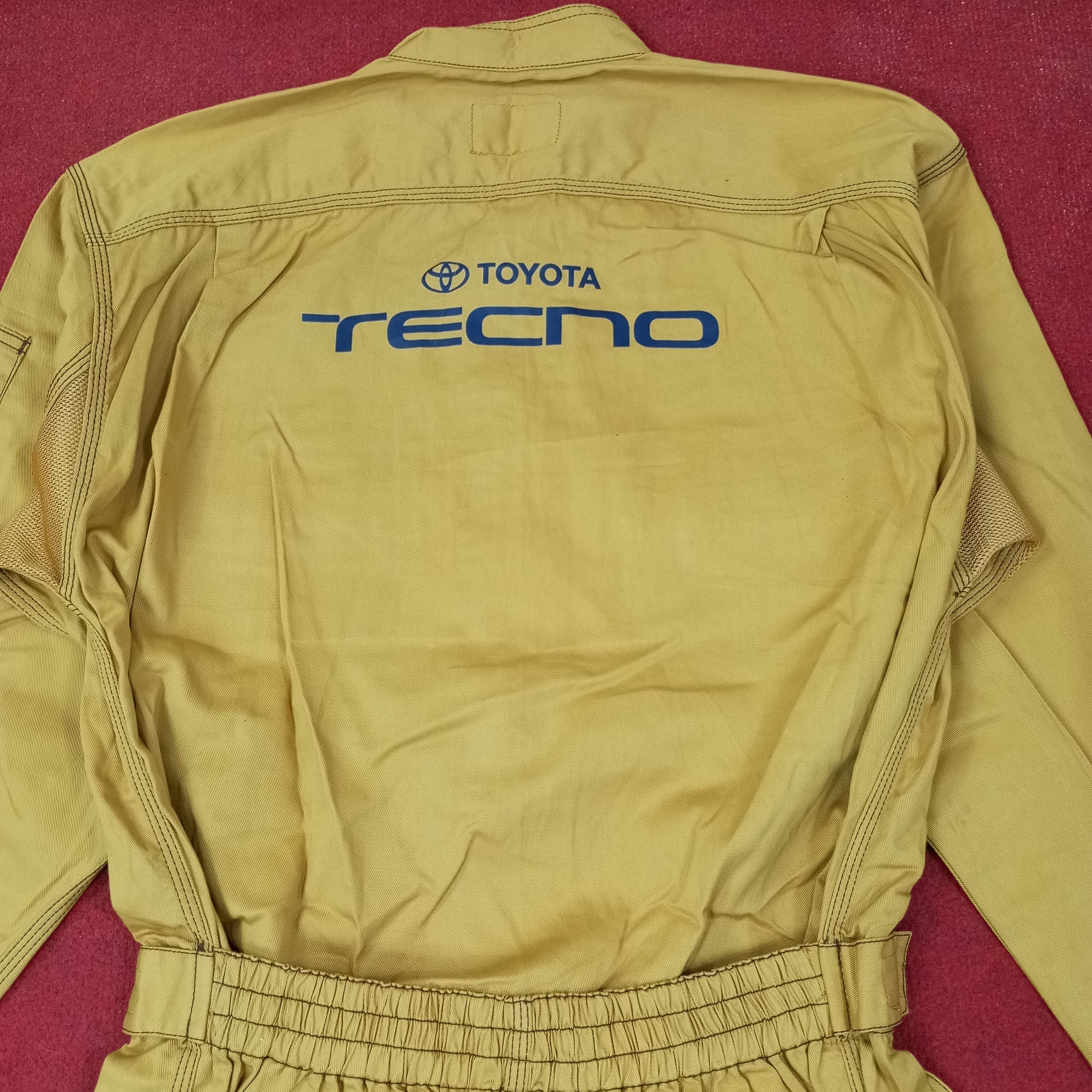 Japanese Brand Toyota Tecno Racing Workwear Coverall Jacket c255n4 Size US M / EU 48-50 / 2 - 2 Thumbnail