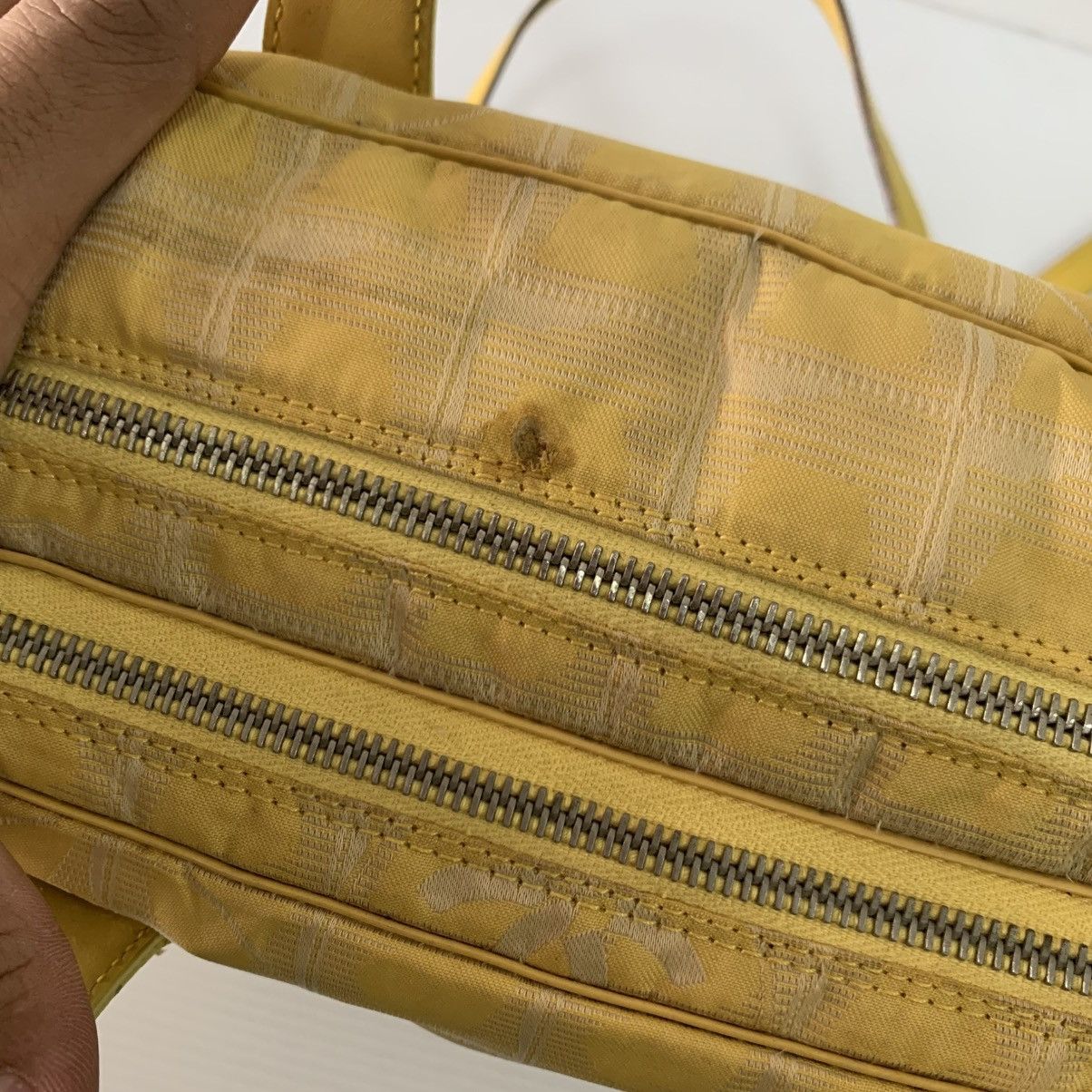 Chanel Chanel Traveline Yellow Two Way Bag Size ONE SIZE - 9 Thumbnail