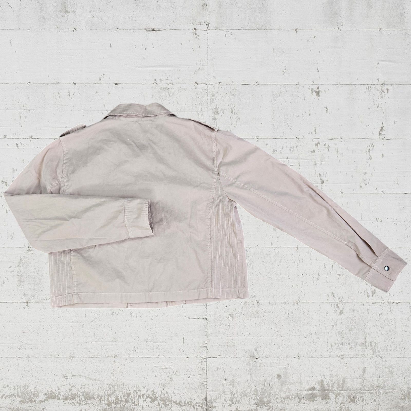 Anthropologie Anthropologie Pink Dixie Cropped Twill Jacket Size Medium Size M / US 6-8 / IT 42-44 - 9 Thumbnail