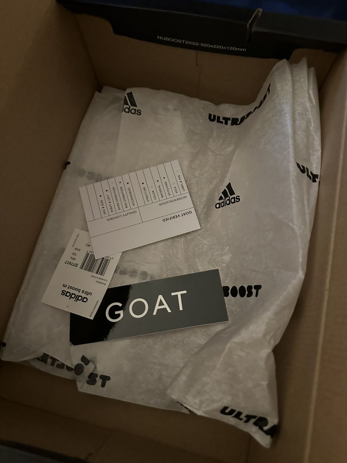 Adidas Ultraboost 1.0 Core Black Size US 11 / EU 44 - 5 Thumbnail