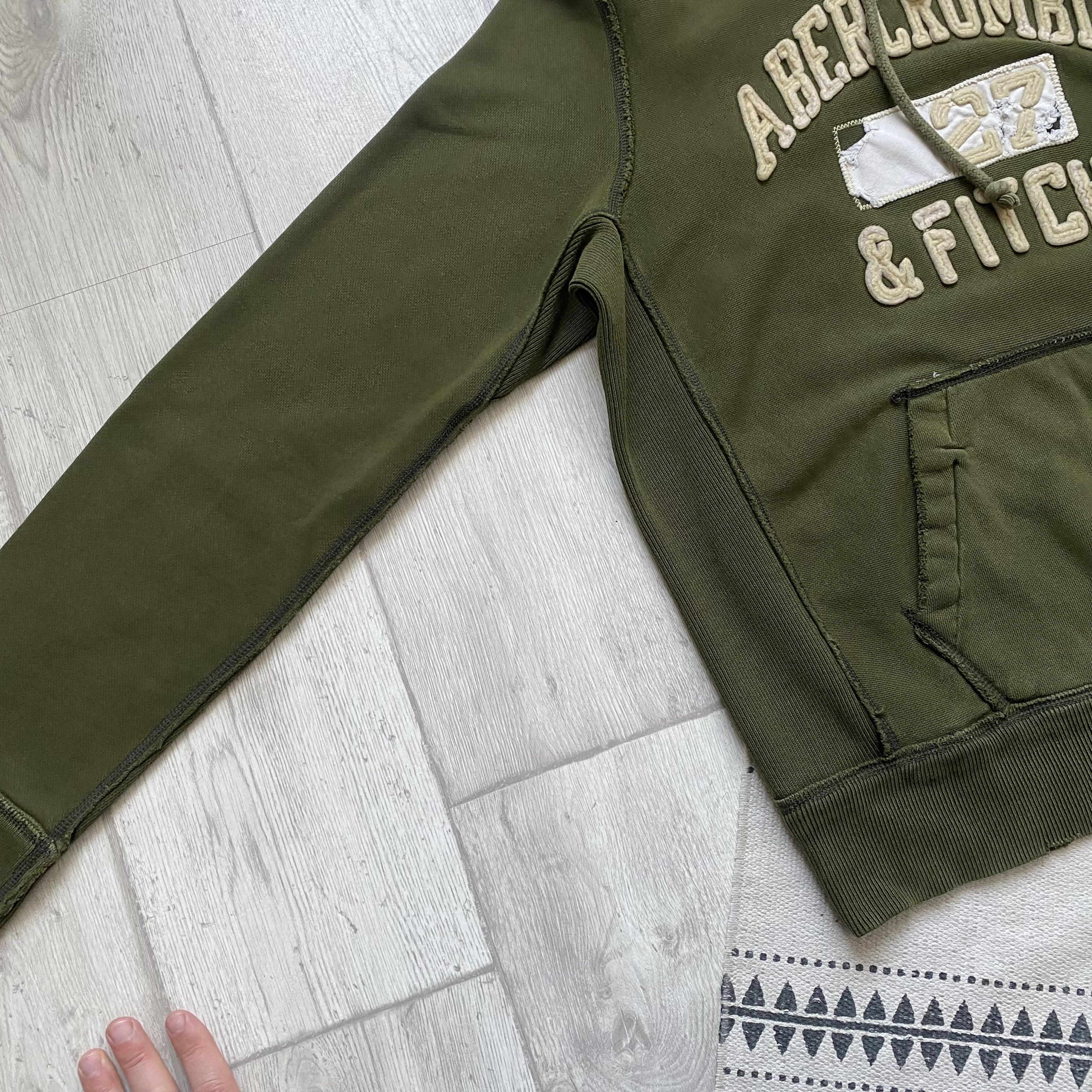 Abercrombie & Fitch Vintage Abercrombie Fitch Heavy Hoodie Distressed LGB style Size US M / EU 48-50 / 2 - 7 Thumbnail