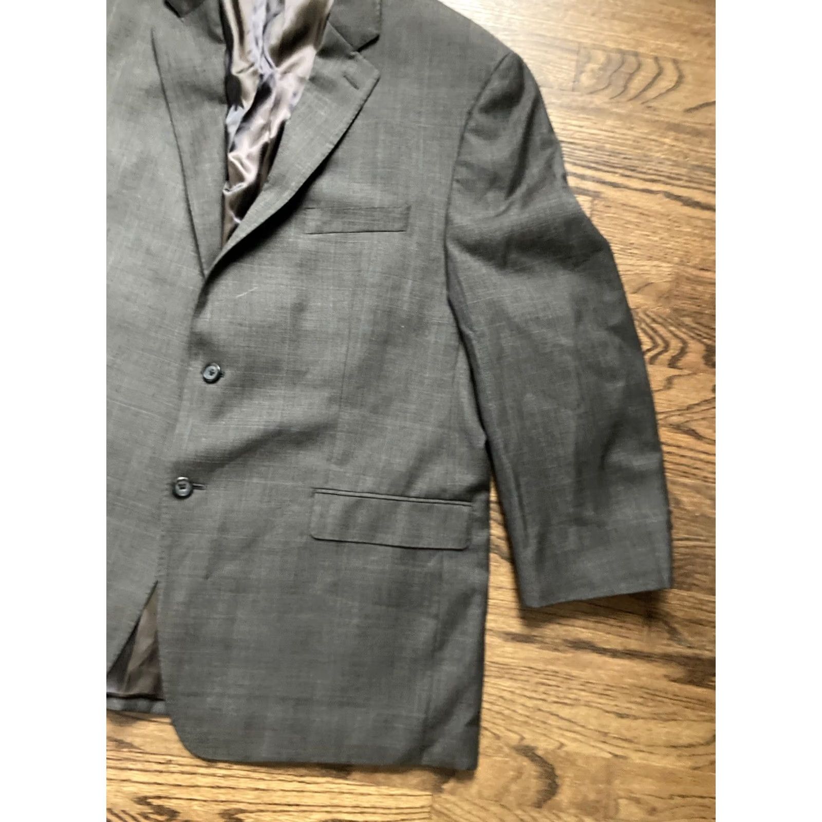 Ralph Lauren Ralph Lauren Blazer Men’s 48R Slim 100% Wool Brown Jacket Size 48R - 3 Thumbnail