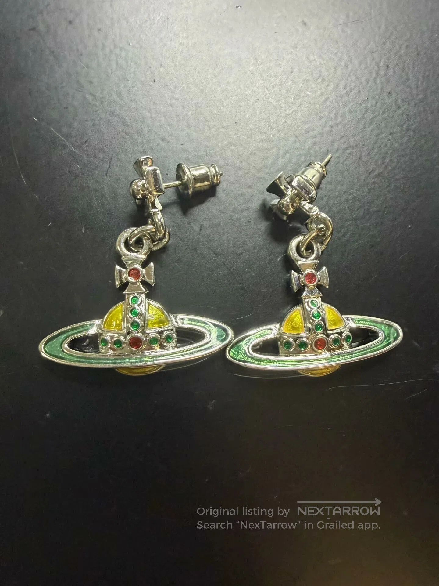 Vivienne Westwood Saturn Earrings.