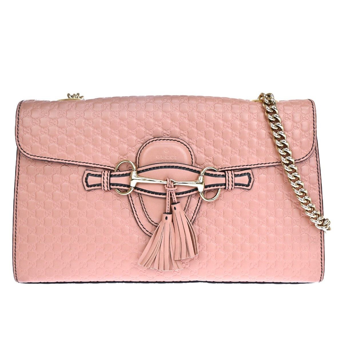 Gucci Gucci Emily Chain Flap Bag Microguccissima Leather Size ONE SIZE - 1 Thumbnail
