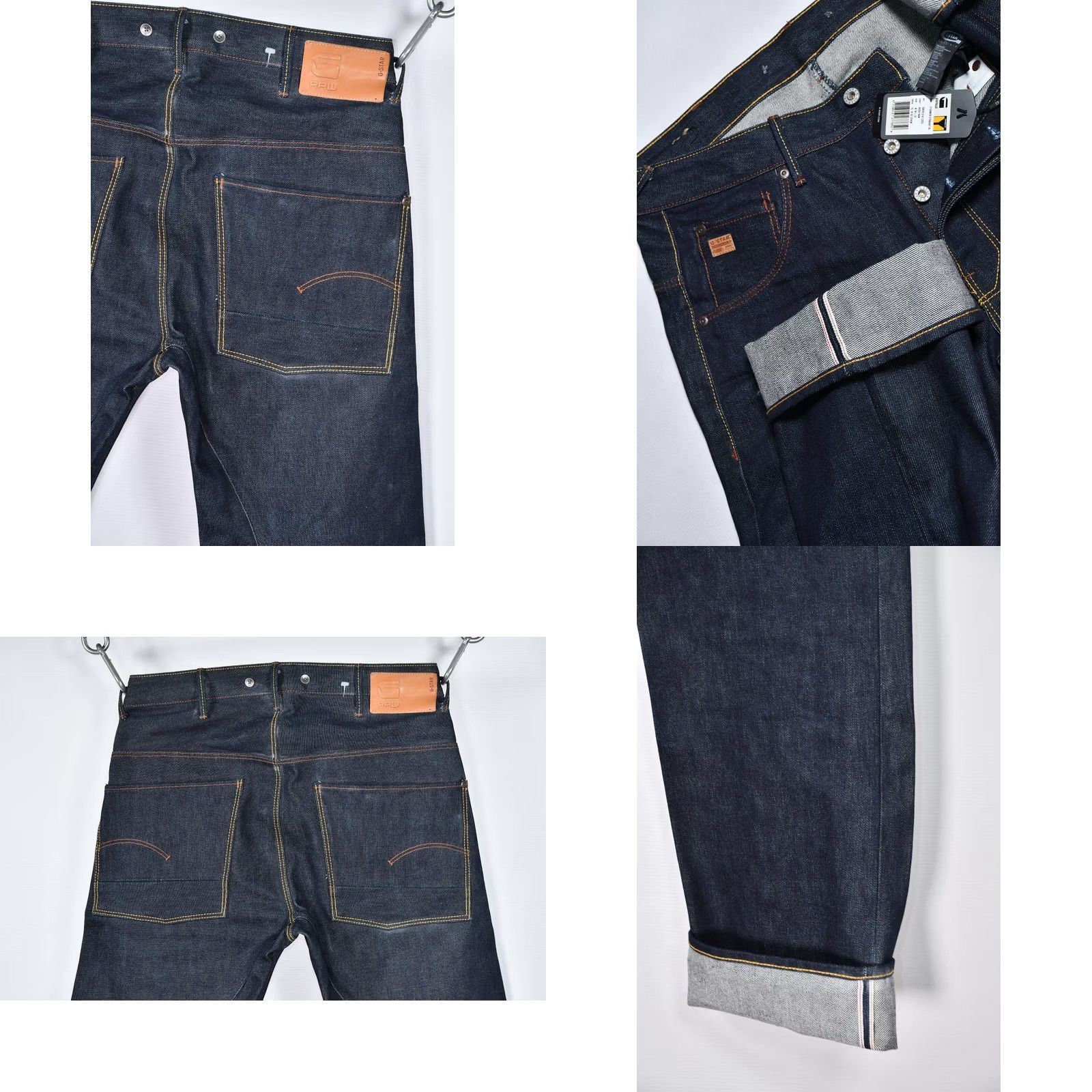 G-Star G-Star Stormer 3D Loose RL Denim Jeans RL 18Oz Rigid Raw W34 L32 Mens Regular Blue 100% Cotton Straight Vintage No Size US 34 / EU 50 - 8 Thumbnail