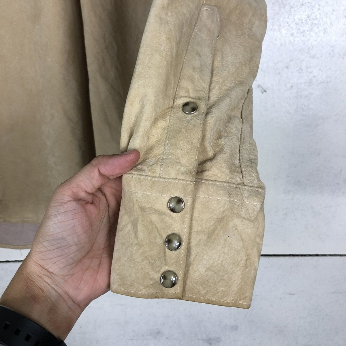 Japanese Brand 🔥VINTAGE LEATHER JACKET FORT POINT JAPAN ISSEY MIYAKE Size US M / EU 48-50 / 2 - 11 Thumbnail