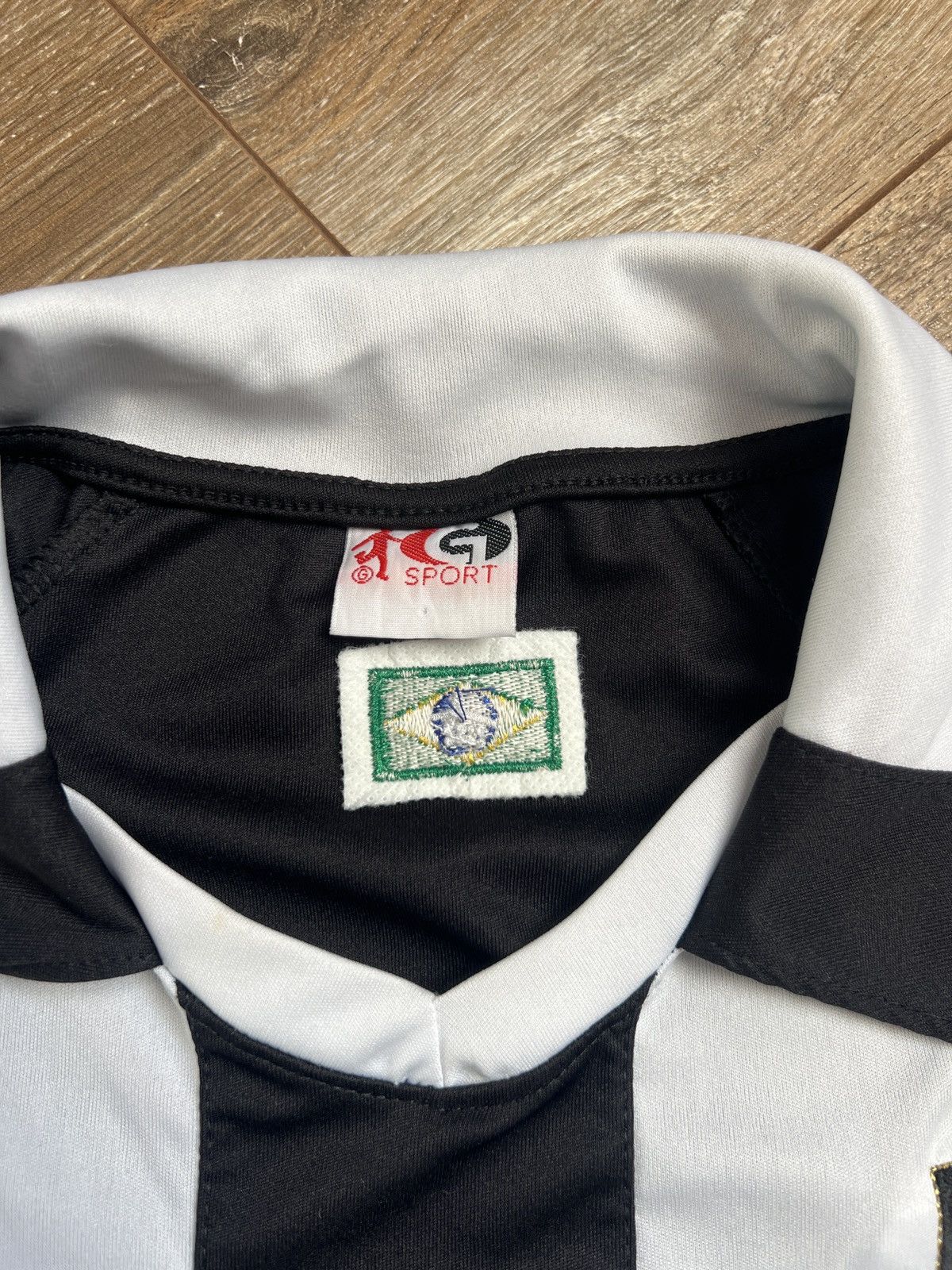 Vintage CEARA Governo Do Estado Vozao Cavaleira White Black Stripes Size US M / EU 48-50 / 2 - 5 Thumbnail