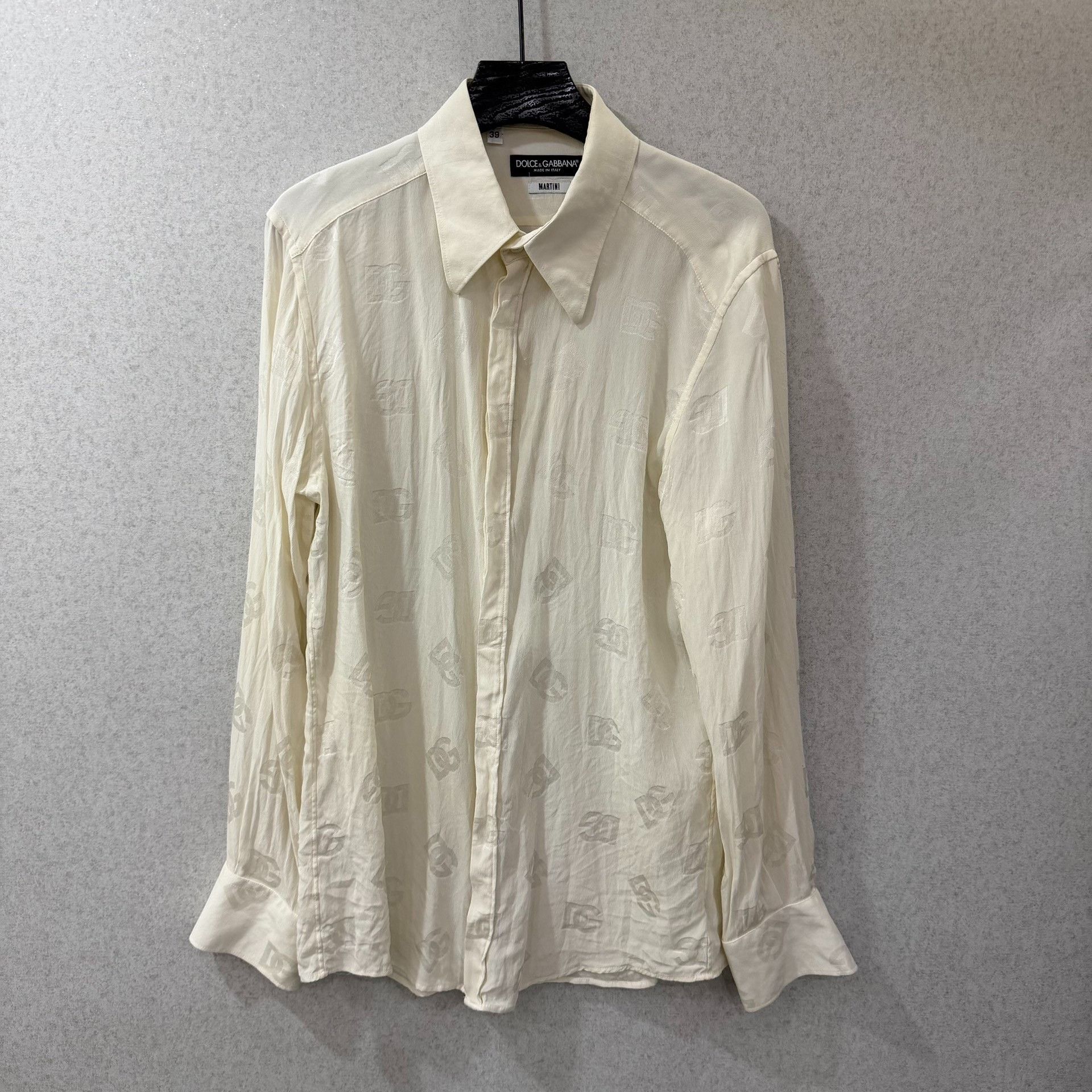 Dolce & Gabbana Dolce & Gabbana Silk White Shirt s Men Size US S / EU 44-46 / 1 - 1 Thumbnail