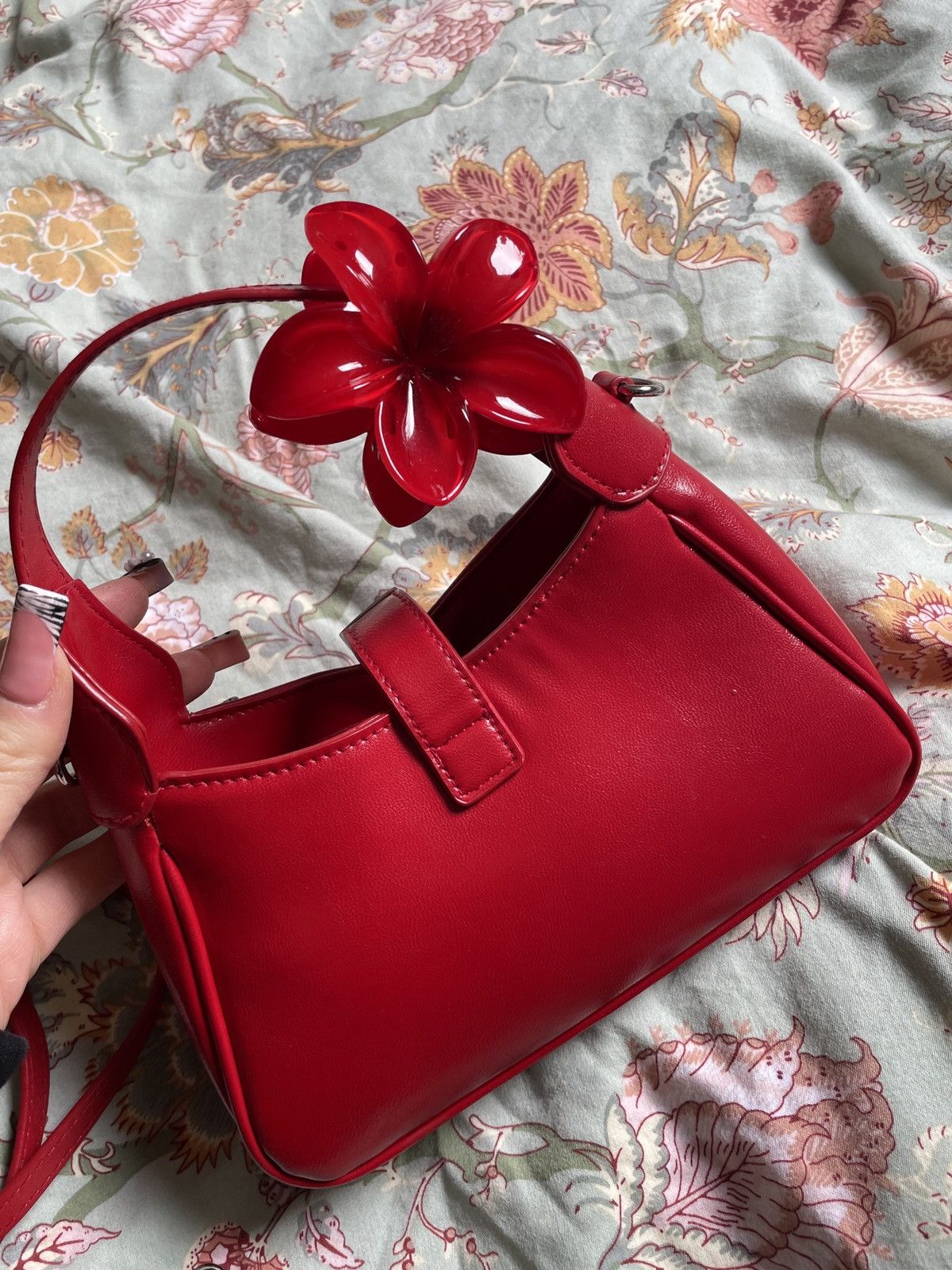 Zara Red leather bag Size ONE SIZE - 2 Thumbnail