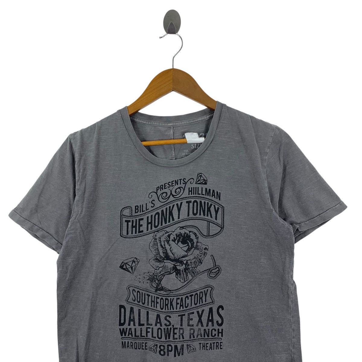 Japanese Brand 291295 = Homme Bill’s Hillman The Honky Tonky Japan Tshirt Size US S / EU 44-46 / 1 - 2 Thumbnail