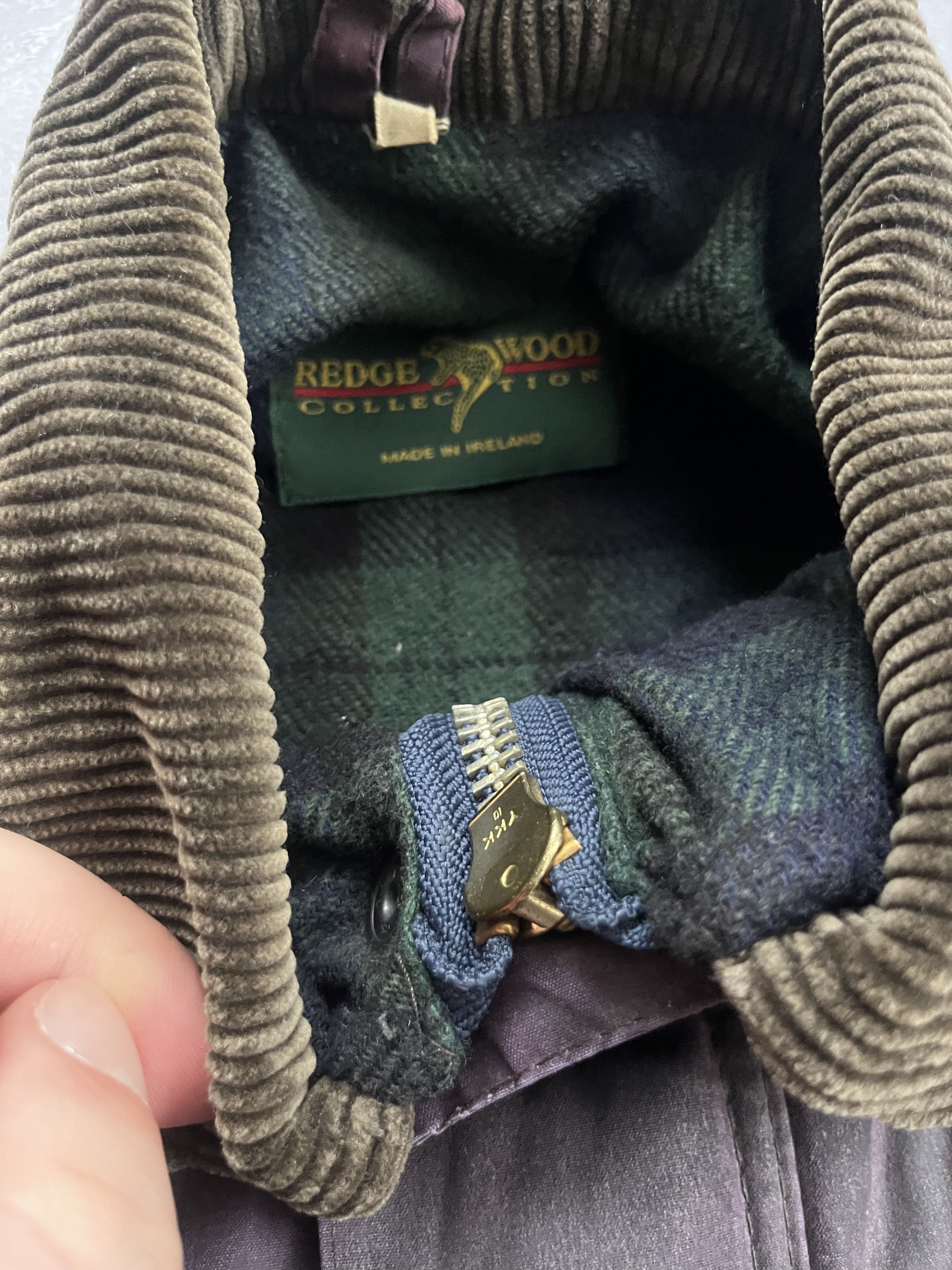 Vintage Vintage REDGE WOOD Waxed Vest Jacket Style Barbour Size US XL / EU 56 / 4 - 8 Thumbnail