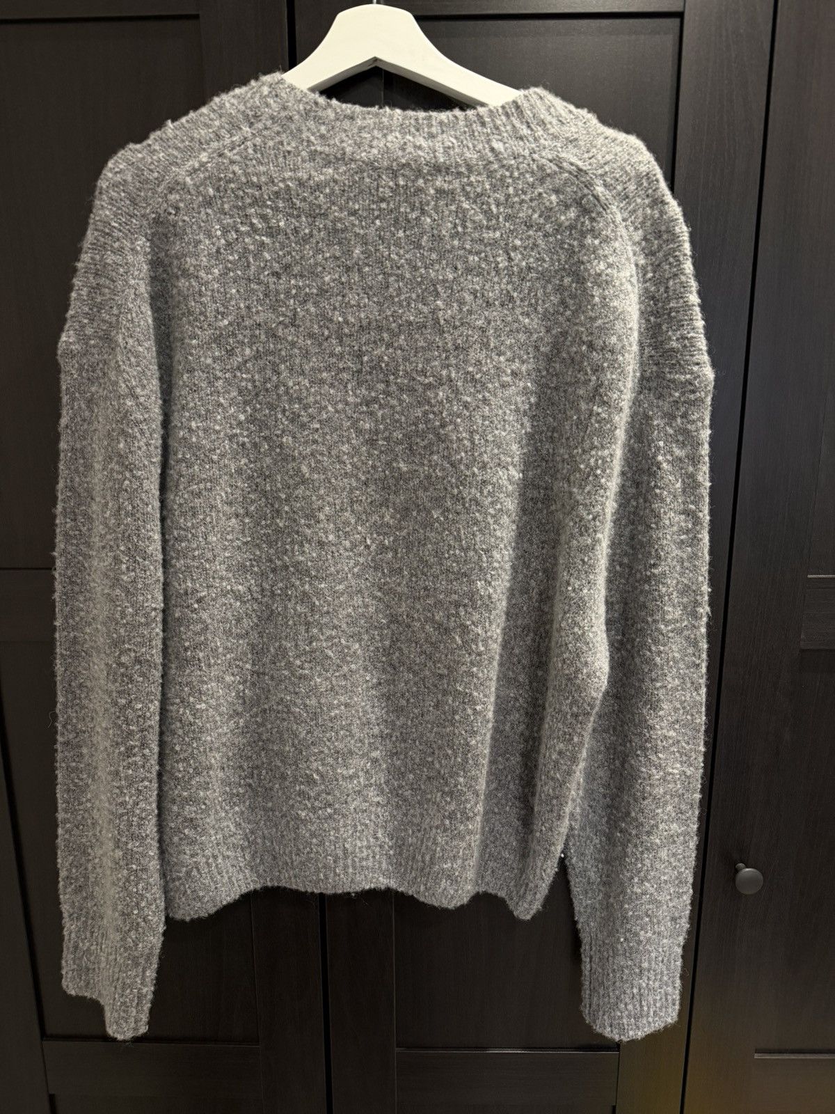 Cole Buxton Cole Buxton ‘CB’ grey marl knit sweater size SMALL Size US S / EU 44-46 / 1 - 2 Thumbnail