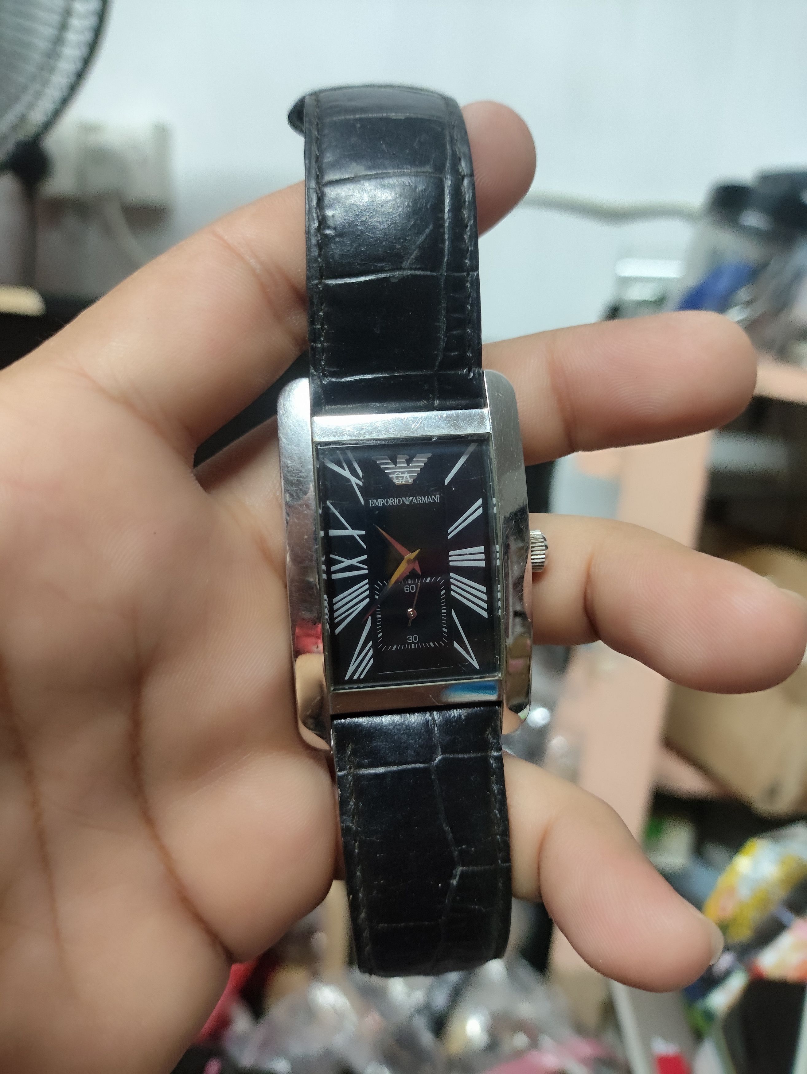 Emporio Armani Vintage Emporio Armani Tank Watch (Need Service) Size ONE SIZE - 3 Thumbnail