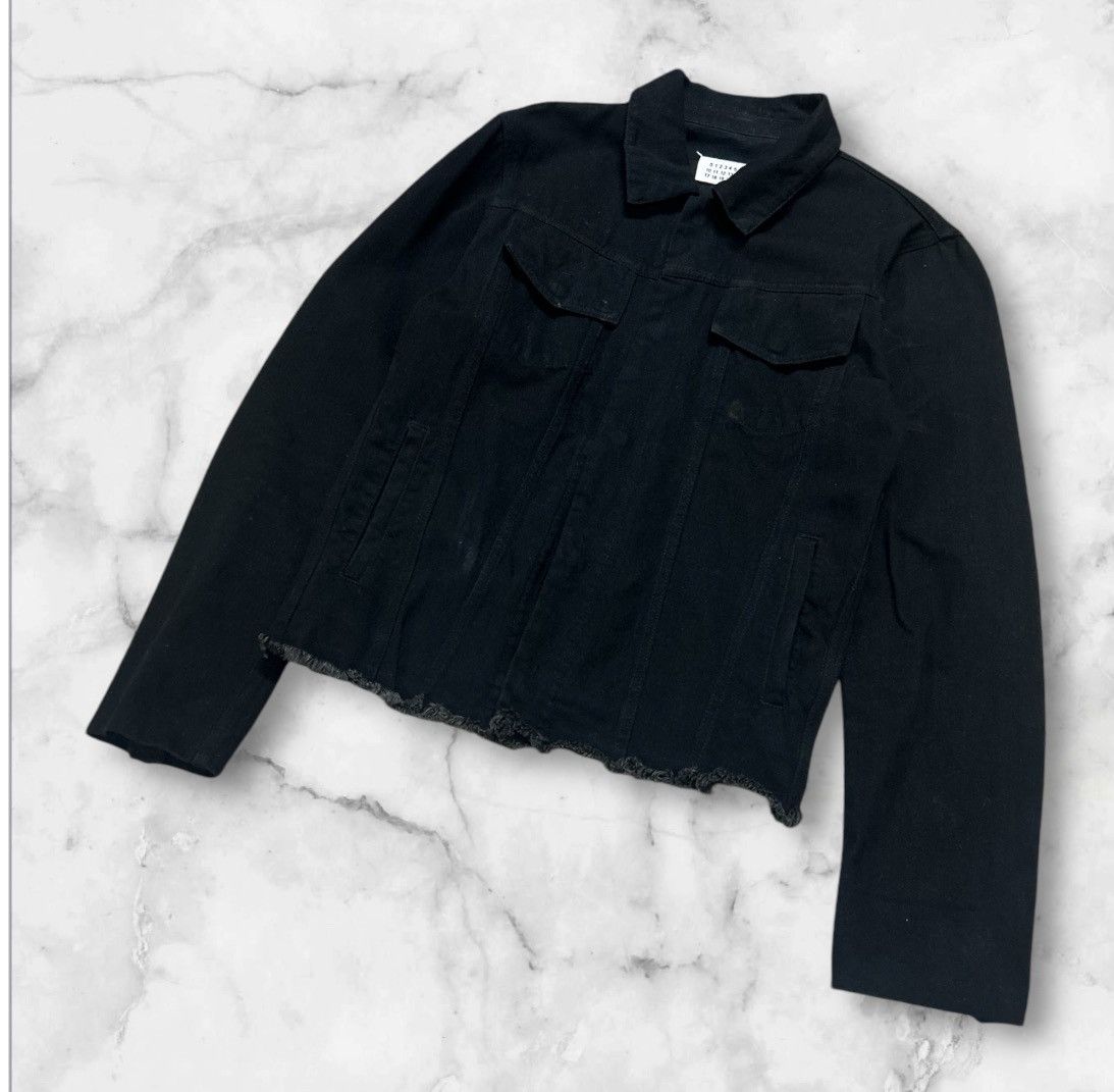 Maison Margiela Margiela 2015 Frayed Hem Denim Jacket Very Cool Design Size US S / EU 44-46 / 1 - 7 Thumbnail