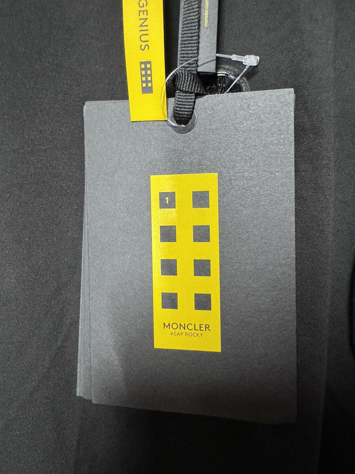 Moncler Moncler X A$AP Rocky Black Cotton Tee Size US XL / EU 56 / 4 - 11 Thumbnail