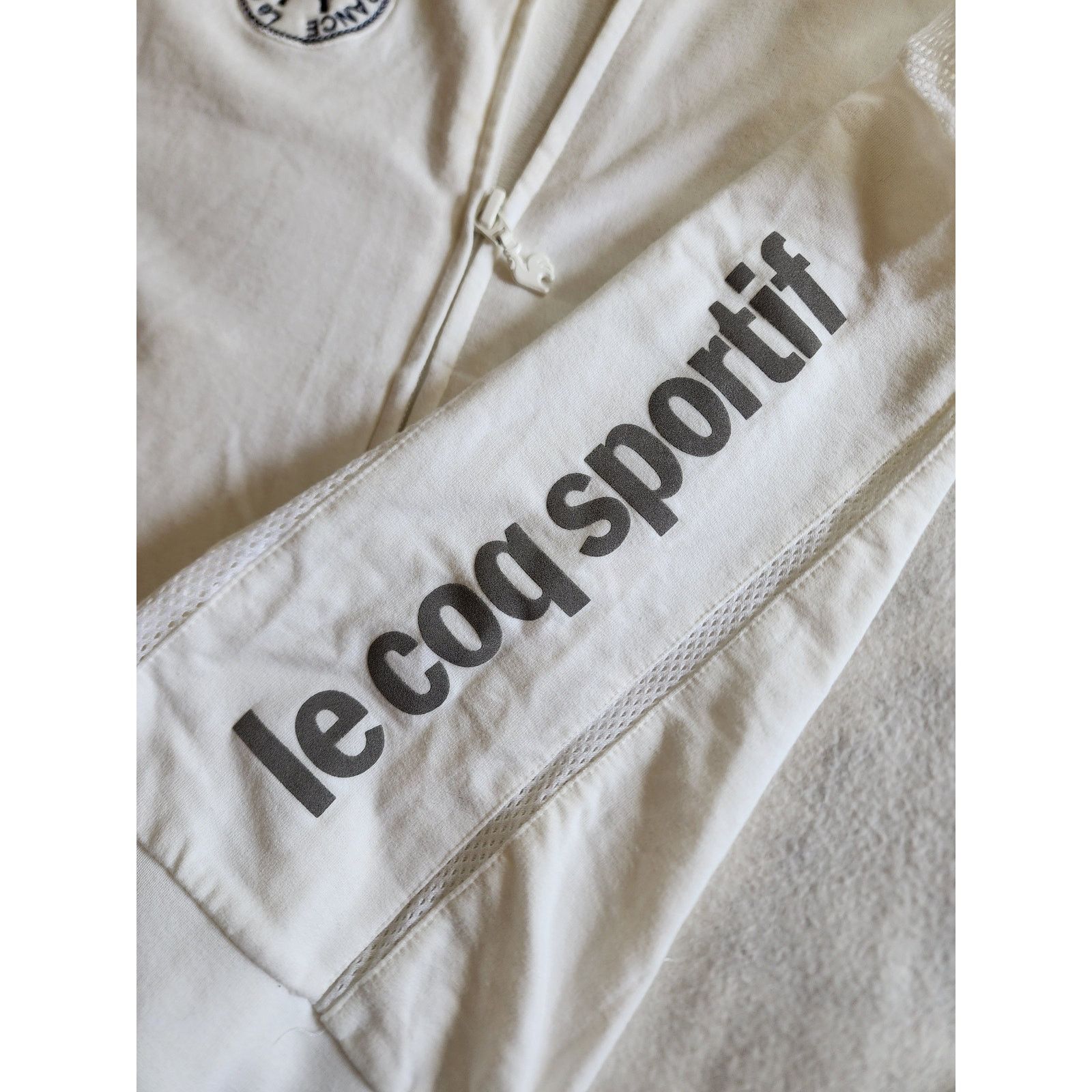 Le Coq Sportif Le Coq Sportif Short Sleeve Full Zip Hoodie Jacket White S Size S / US 4 / IT 40 - 5 Thumbnail