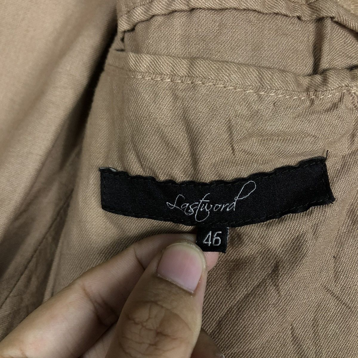 If Six Was Nine × Japanese Brand × Vintage 📌CROPPED BIKER JACKET DOUBLE LAYER LAST WORD JAPAN Size US S / EU 44-46 / 1 - 18 Thumbnail