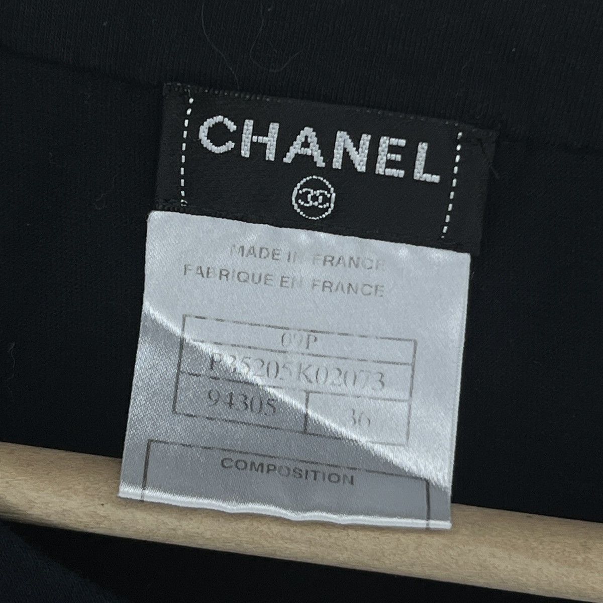 Chanel Chanel Cotton Black Blouse Top Vintage Classic Luxury Size XS / US 0-2 / IT 36-38 - 5 Thumbnail