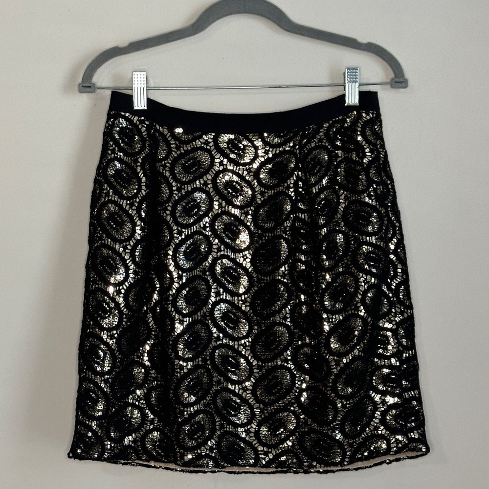 3.1 Phillip Lim 3.1 Phillip Lim Size 6 Black and Metallic Skirt Size 28" / US 6 / IT 42 - 1 Thumbnail