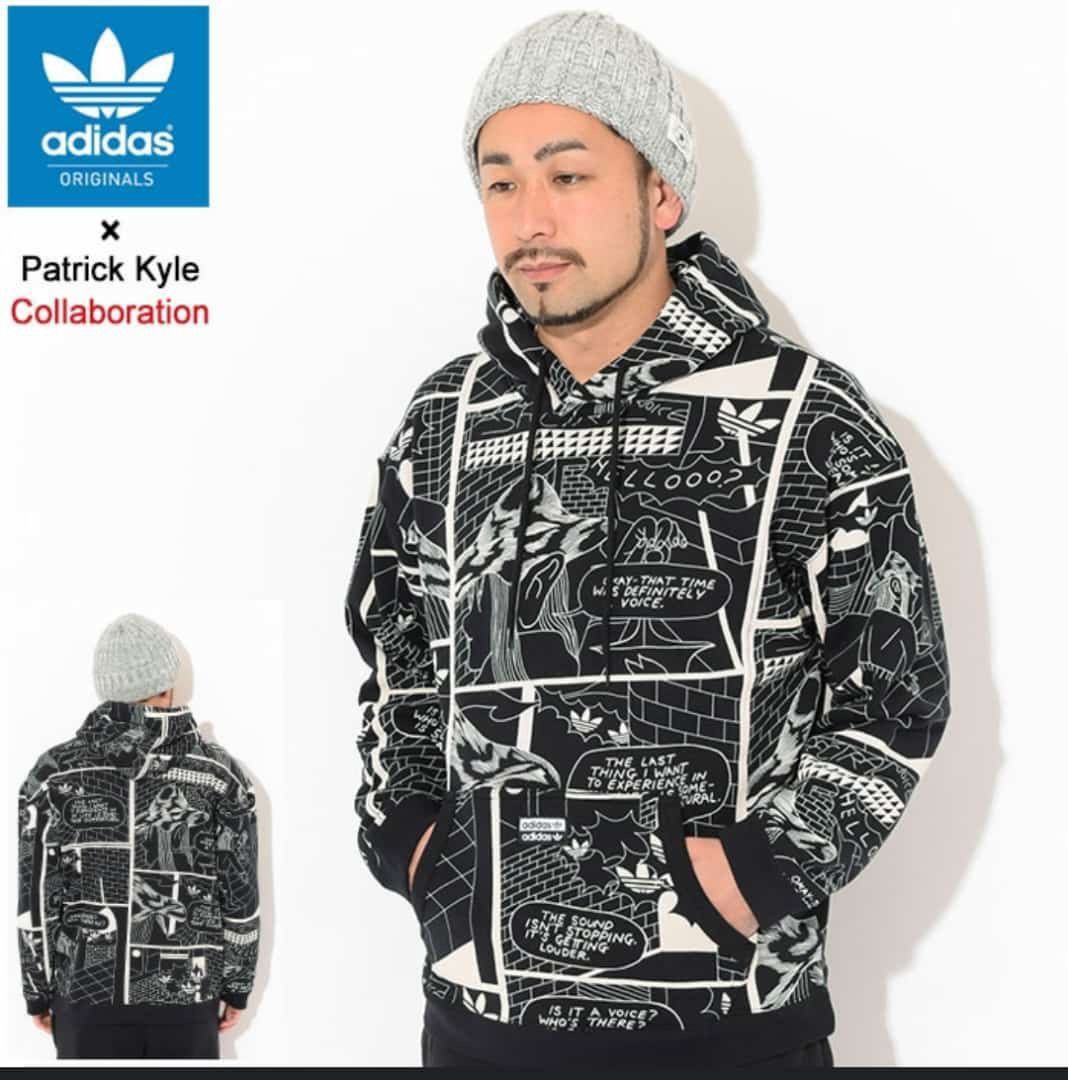 Adidas AOP Adidas X Patrick Kyle Hoodies Comics Size US XXL / EU 58 / 5 - 1 Thumbnail