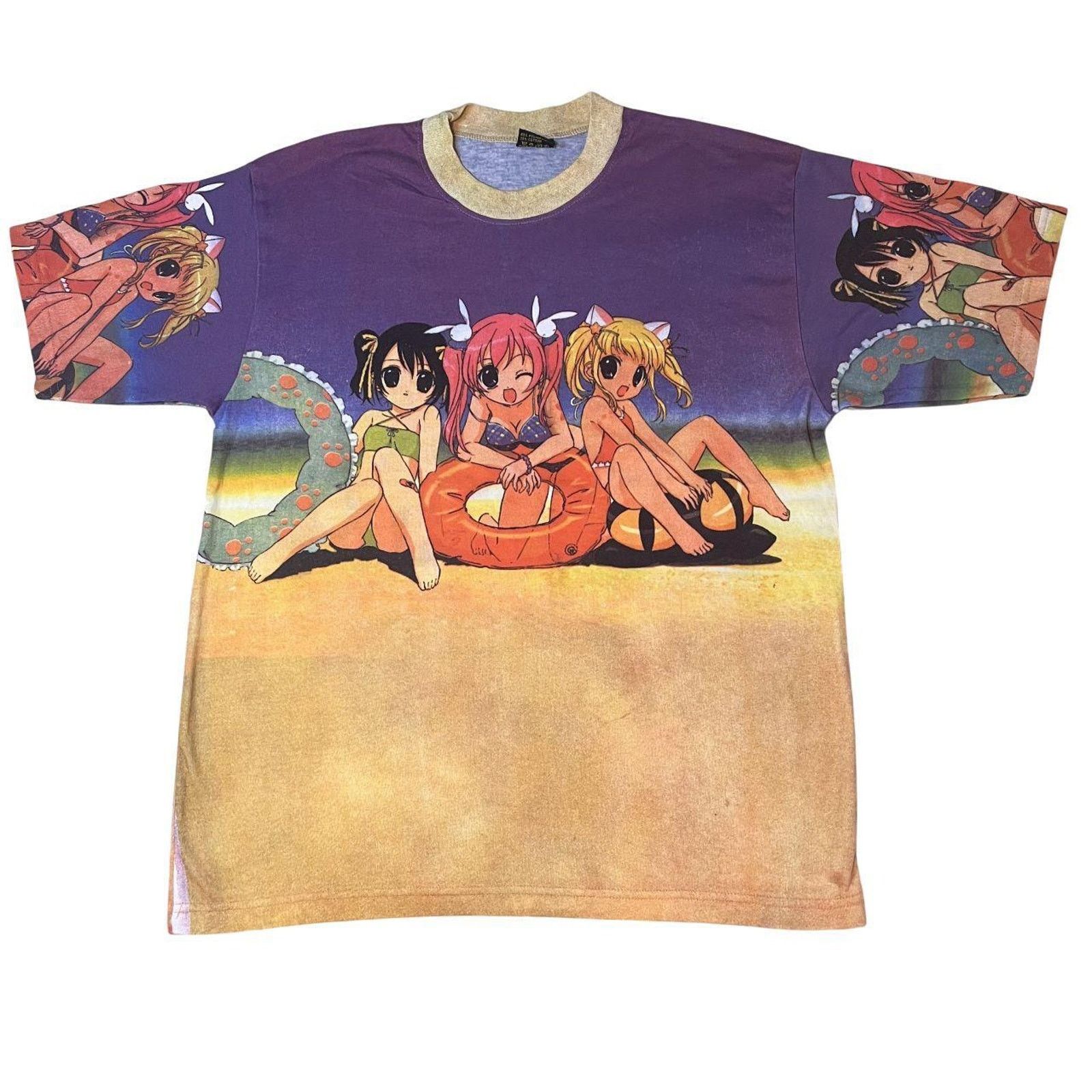 Other Vintage y2k 2000s 90s anime short sleeve shirt Size US L / EU 52-54 / 3 - 1 Thumbnail