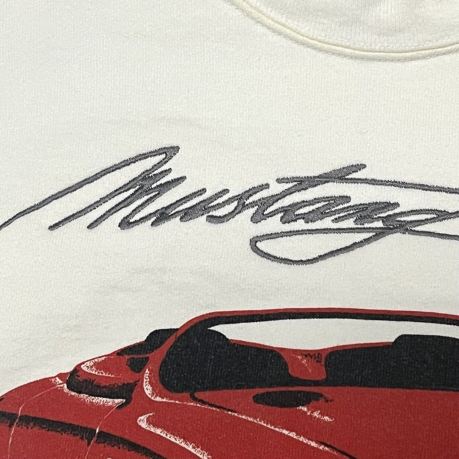 Fruit Of The Loom × Vintage VTG 1990’s FOTL Mach III Mustang Graphic Crewneck Sweater XL Size US XL / EU 56 / 4 - 8 Thumbnail