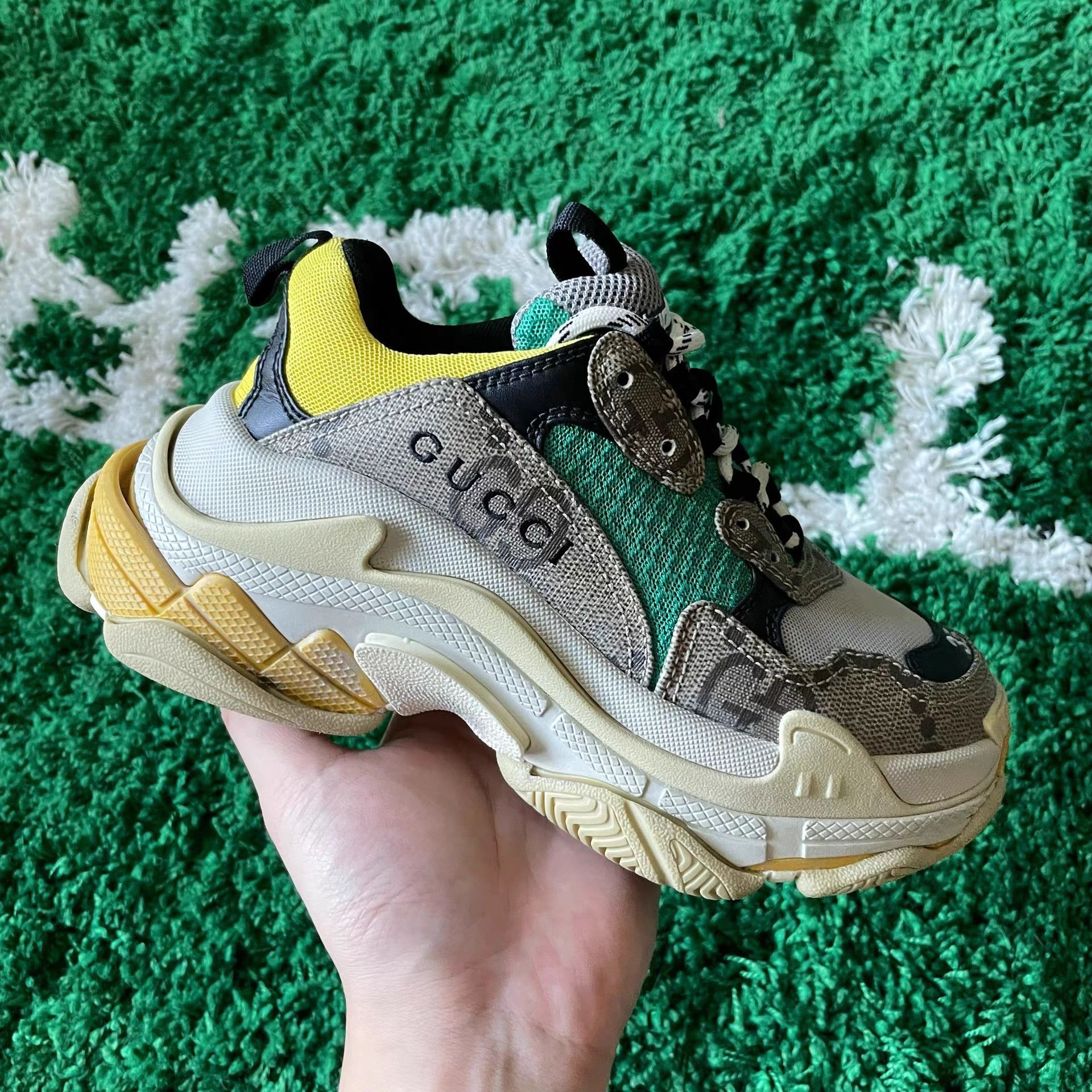 Balenciaga Balenciaga x Gucci Triple S Sneakers Size US 5 / IT 35 - 4 Thumbnail