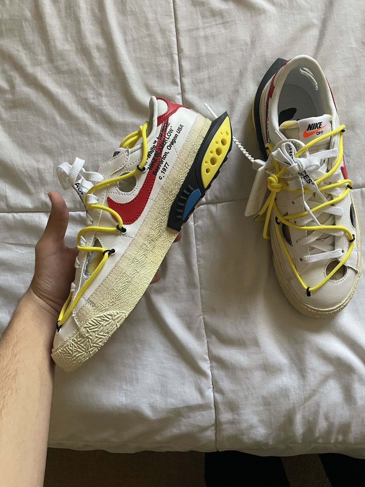 Nike × Off-White Nike Off White ‘77 blazer lows Size US 9.5 / EU 42-43 - 4 Thumbnail