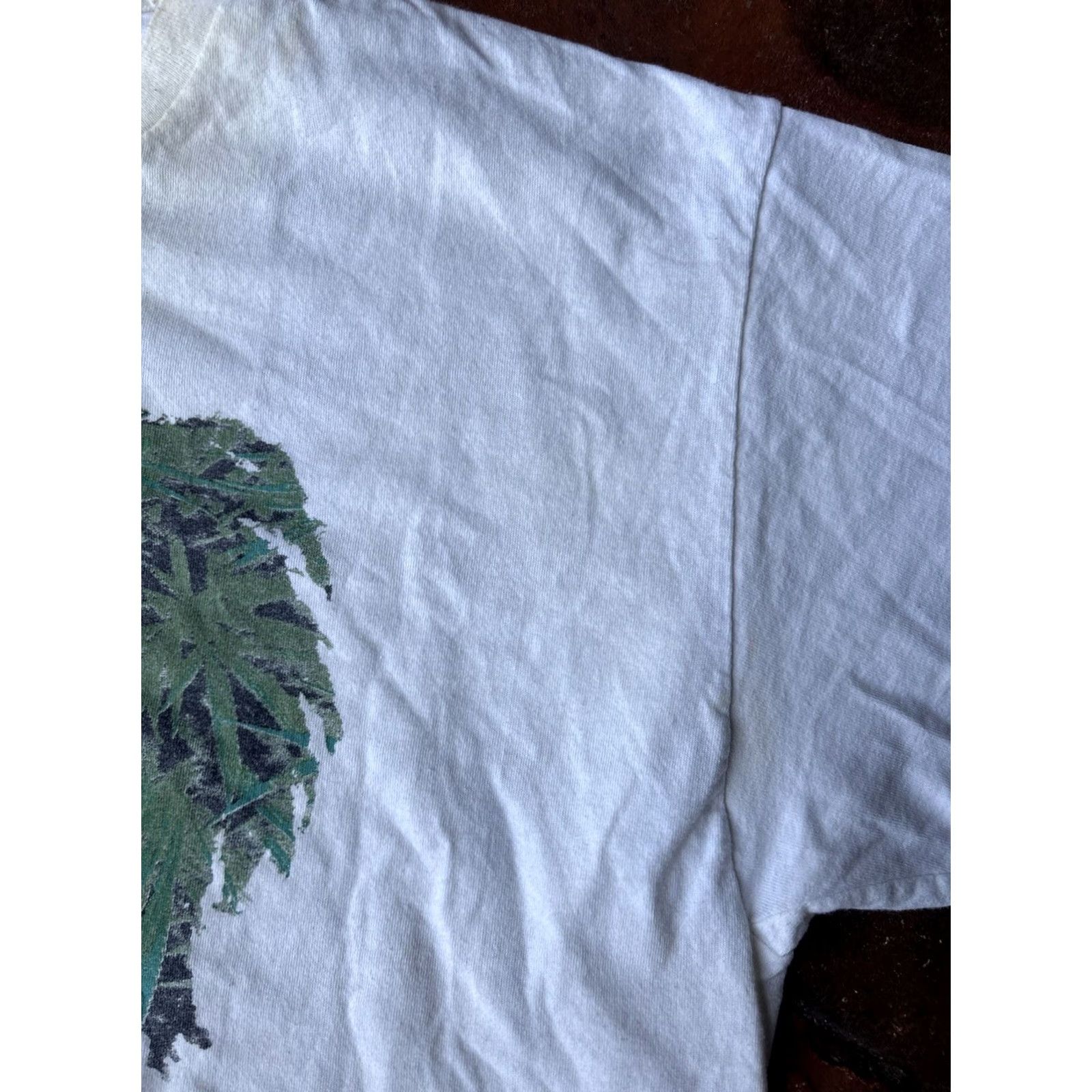 Vintage VINTAGE Zion Rootswear T-Shirt XL White Bob Marley The More Man Smoke Herb Reggae Crew Neck Short Sleeve Graphic Print 90s Music Size US XL / EU 56 / 4 - 4 Thumbnail
