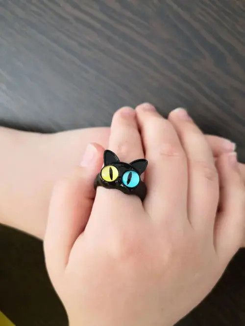 Jewelry Mizuho x Azumi Sweet Two Color Cat Eyes Ring Size ONE SIZE - 4 Thumbnail