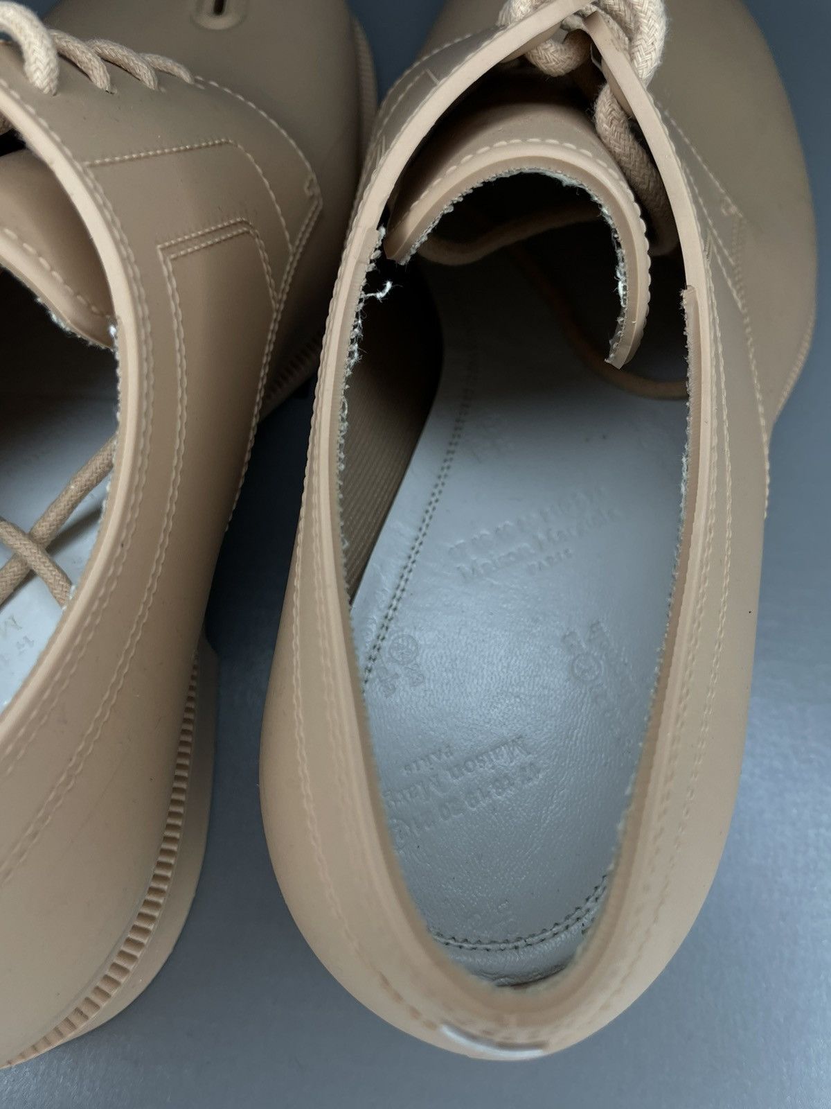 Maison Margiela Maison Margiela Rubber Tabi Derbys Size US 6 / IT 36 - 8 Thumbnail