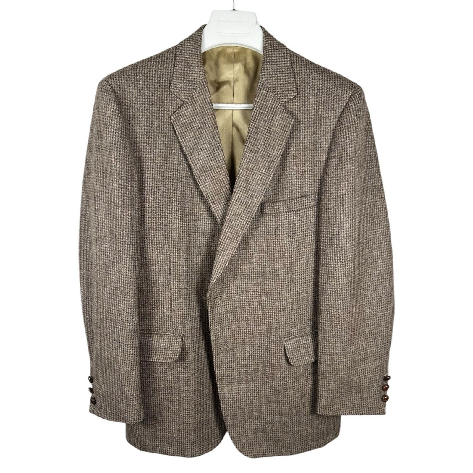 Other Rothschilds Men's 44R Houndstooth Sport Coat Blazer Size 44R - 5 Thumbnail