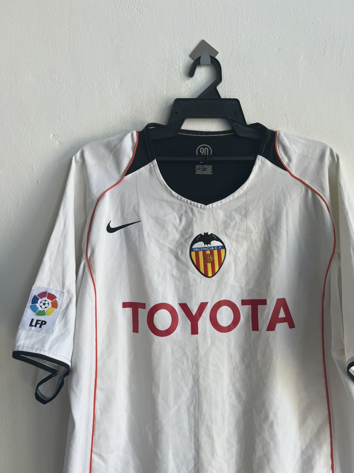 Nike Original Vintage 2005-06 Nike Valencia FC Home Soccer Jersey Size US L / EU 52-54 / 3 - 2 Thumbnail