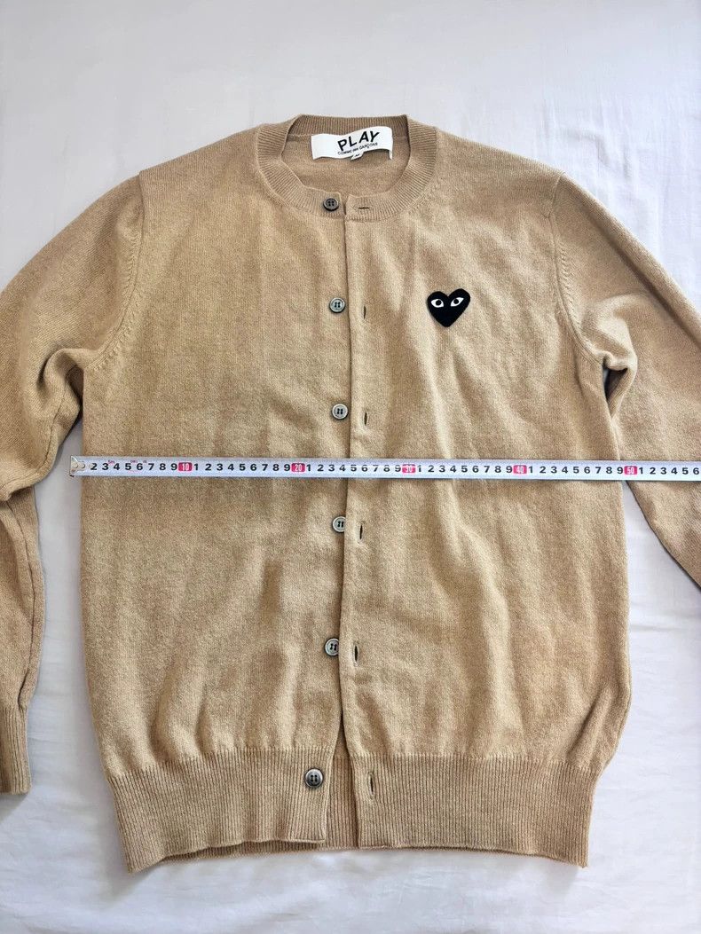 Comme des Garcons Comme Des Garcons Classic Beige Black Heart Cardigan Size M / US 6-8 / IT 42-44 - 7 Thumbnail