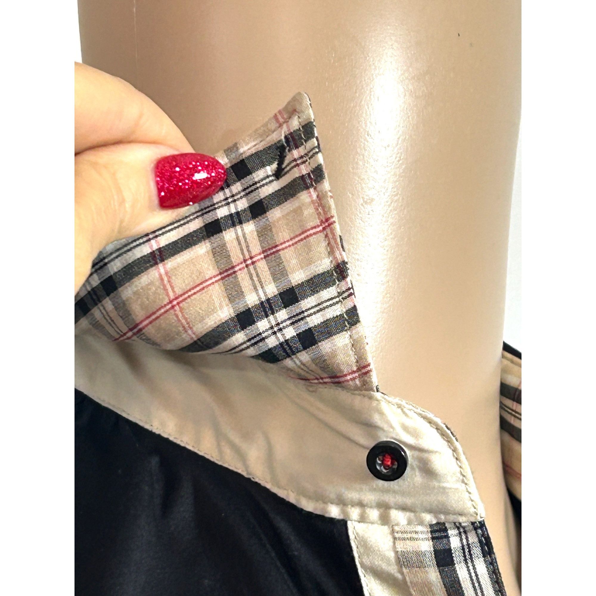 Other Envy Men’s Button Up Black Shirt, L Slim Fit Contrasting Pla Size US L / EU 52-54 / 3 - 12 Thumbnail