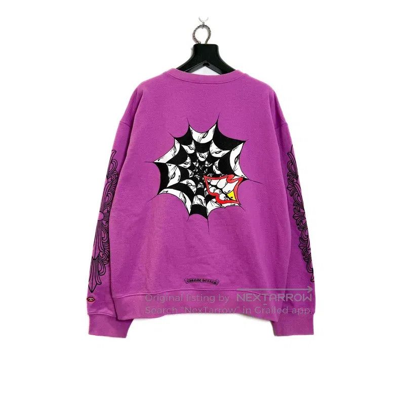 Chrome Hearts CHROME HEARTS Size XL Matty boy purple cartoon sweater Size US XL / EU 56 / 4 - 2 Thumbnail