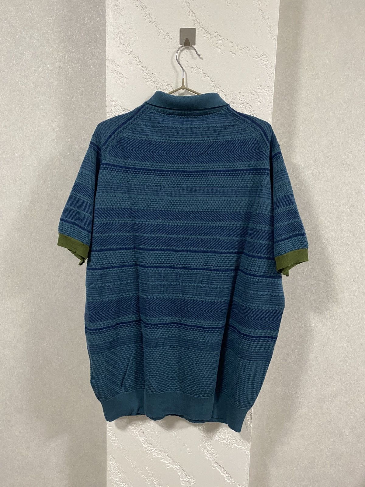 John Smedley John Smedley Merino Wool Stripe Polo T-shirt Size: XXL Size US XXL / EU 58 / 5 - 7 Thumbnail