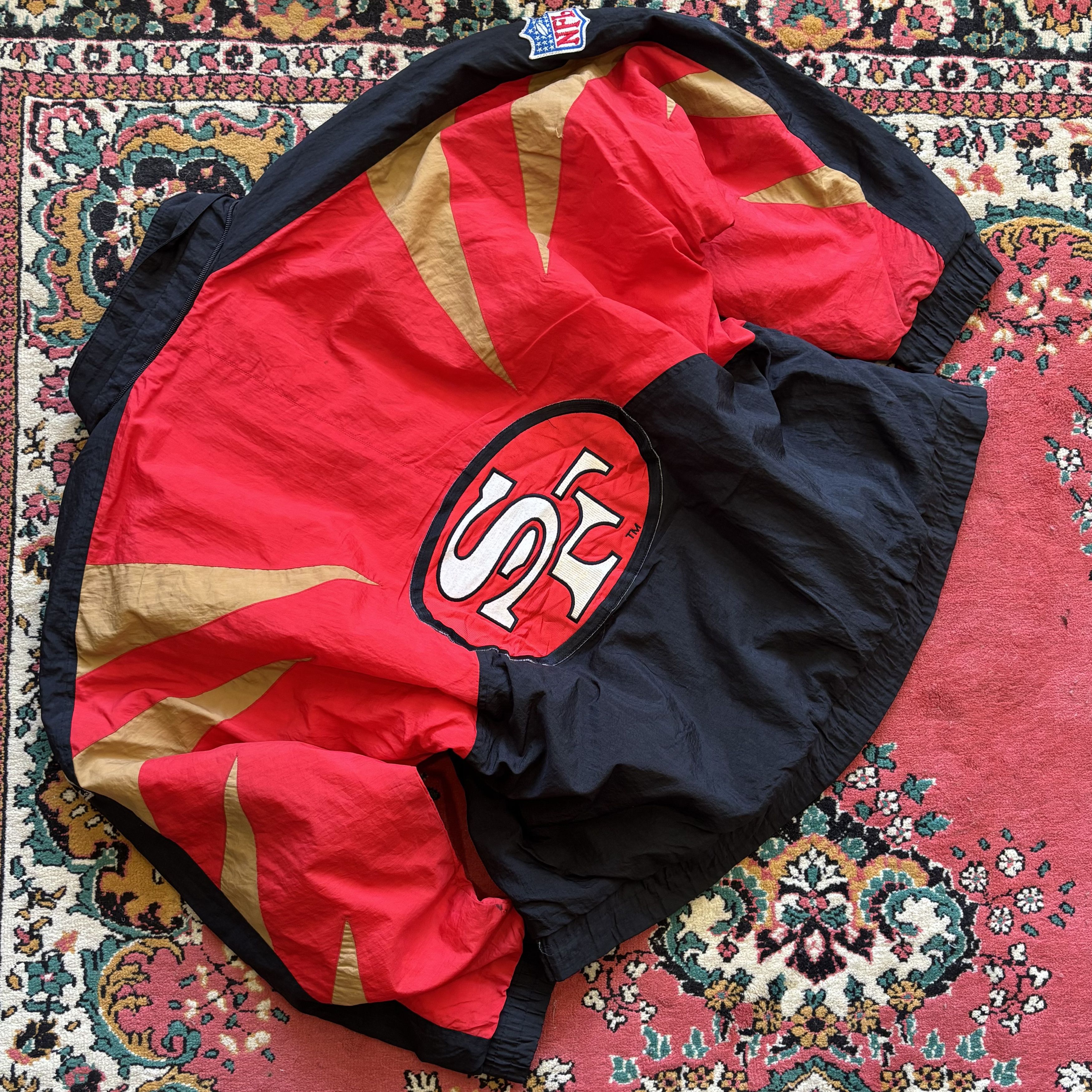 Apex One × Pro Line Vintage San Francisco 49ers NFL Windbreaker Jacket Size US XL / EU 56 / 4 - 2 Thumbnail