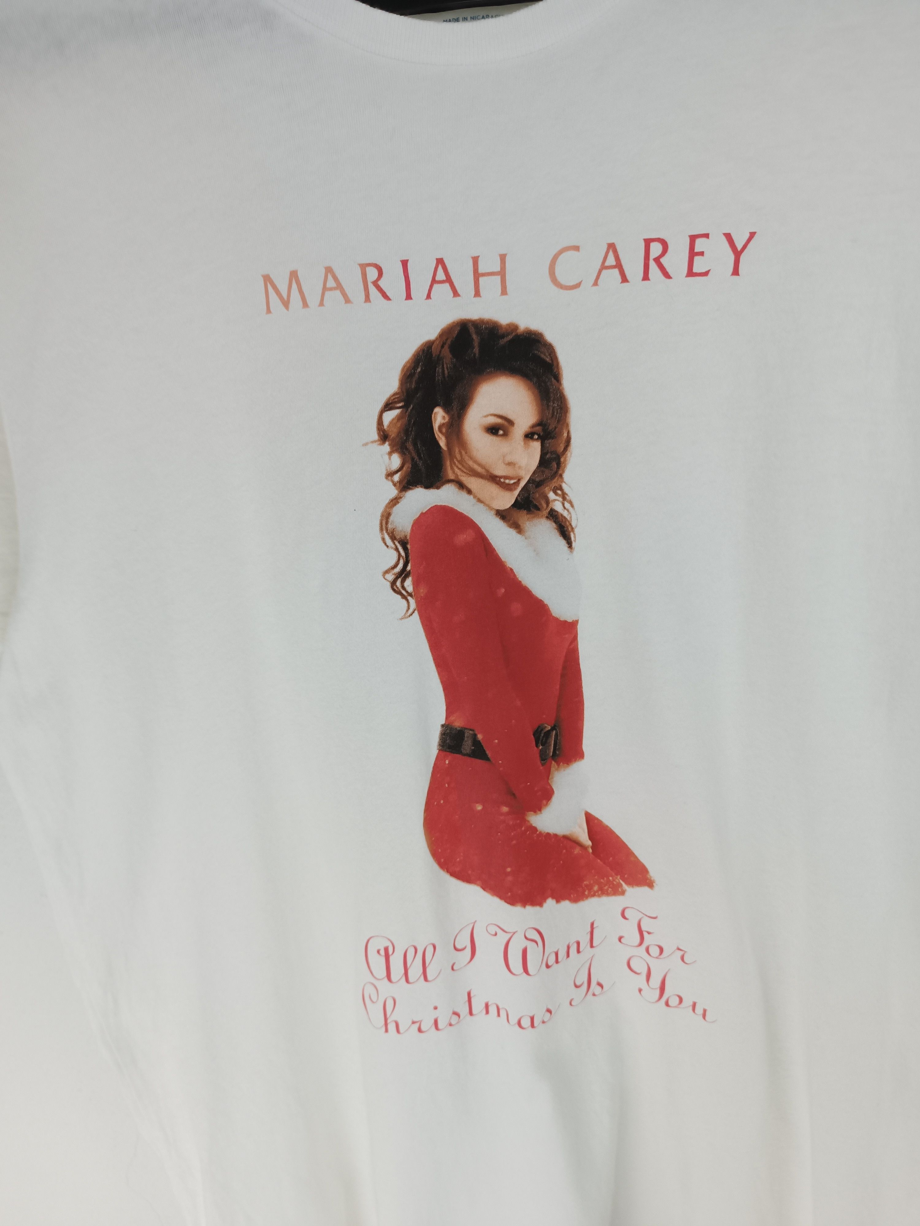 Vintage VINTAGE MARIAH CAREY ALL I WANT FOR CHRISTMAS HOLIDAY TEE Size US M / EU 48-50 / 2 - 8 Thumbnail