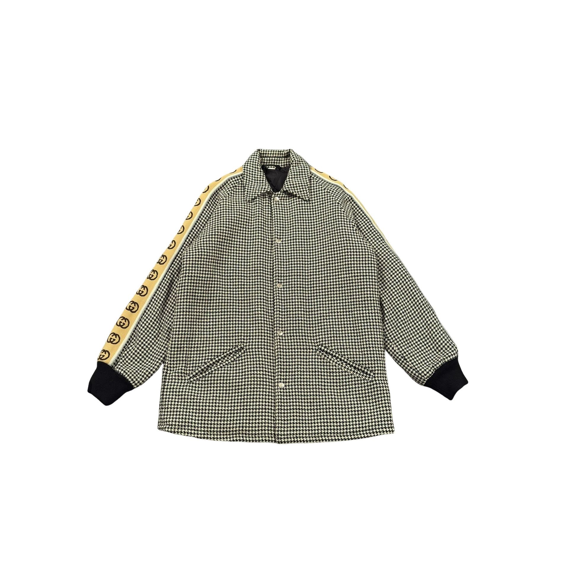 Gucci Gucci Houndstooth GG Tape Reflective Jacket Size 48 Size US M / EU 48-50 / 2 - 1 Thumbnail
