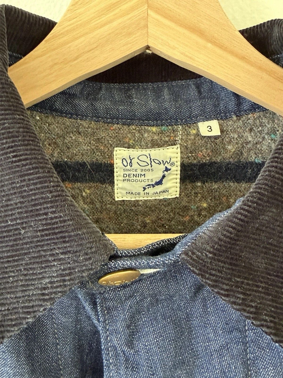 Orslow OrSlow Wool Liner Relax Fit Denim Coverall (One Wash) Size US L / EU 52-54 / 3 - 4 Thumbnail