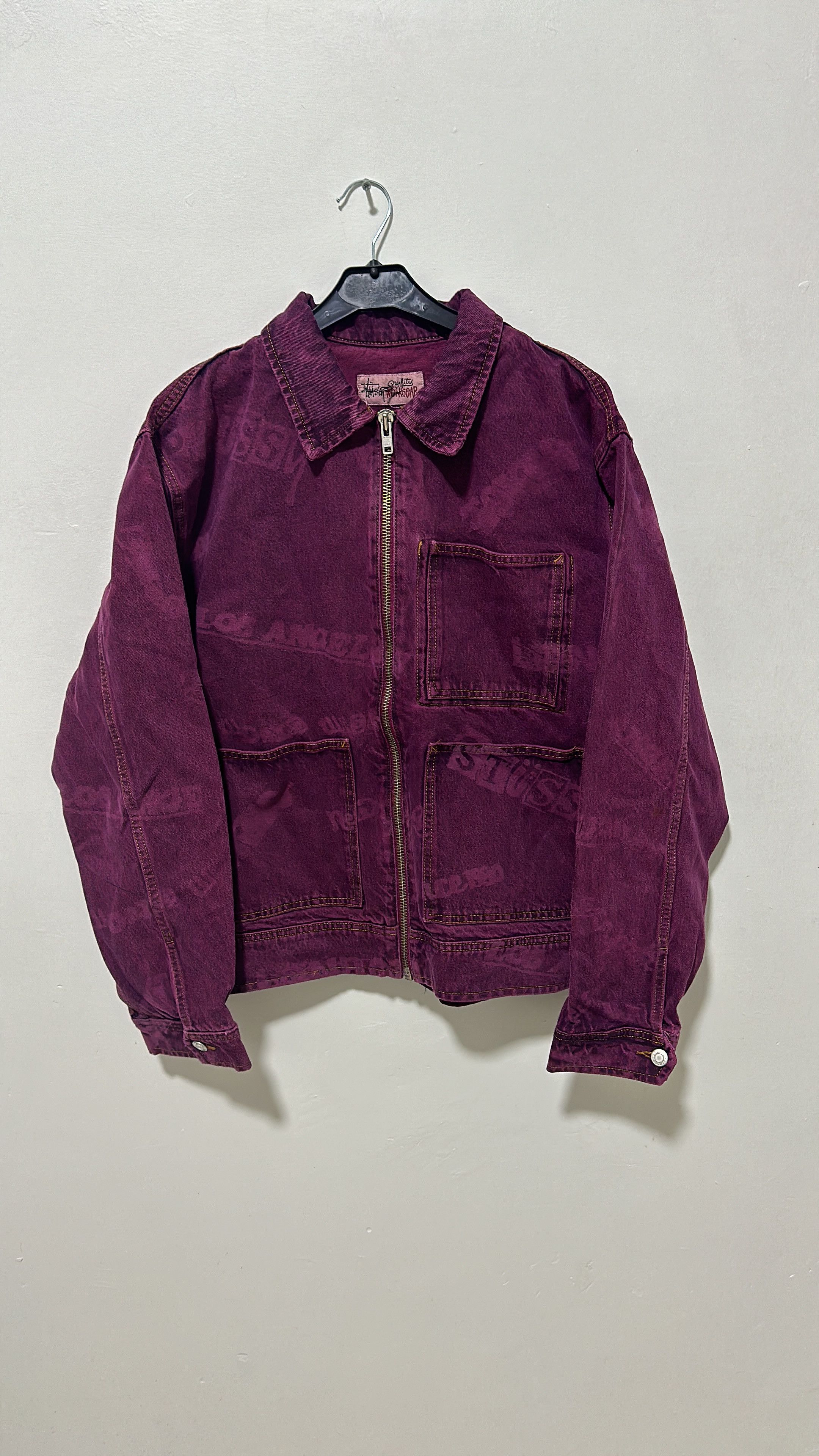 Stüssy × CPFM ZIP WORK JACKET Stussy x CPFM Zip Work Jacket Green Men's - SS21 - US